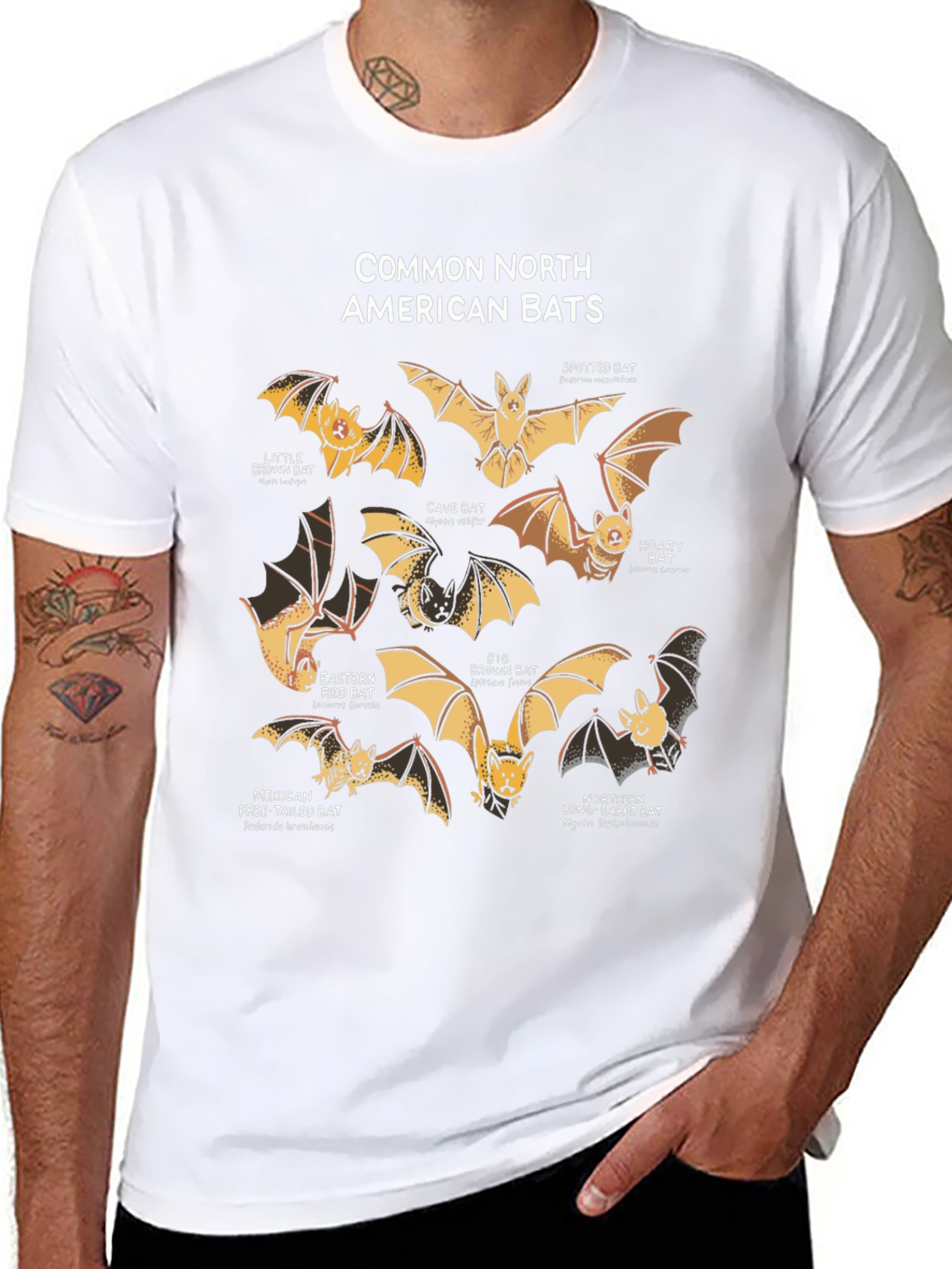 Common North American Bats T-Shirt