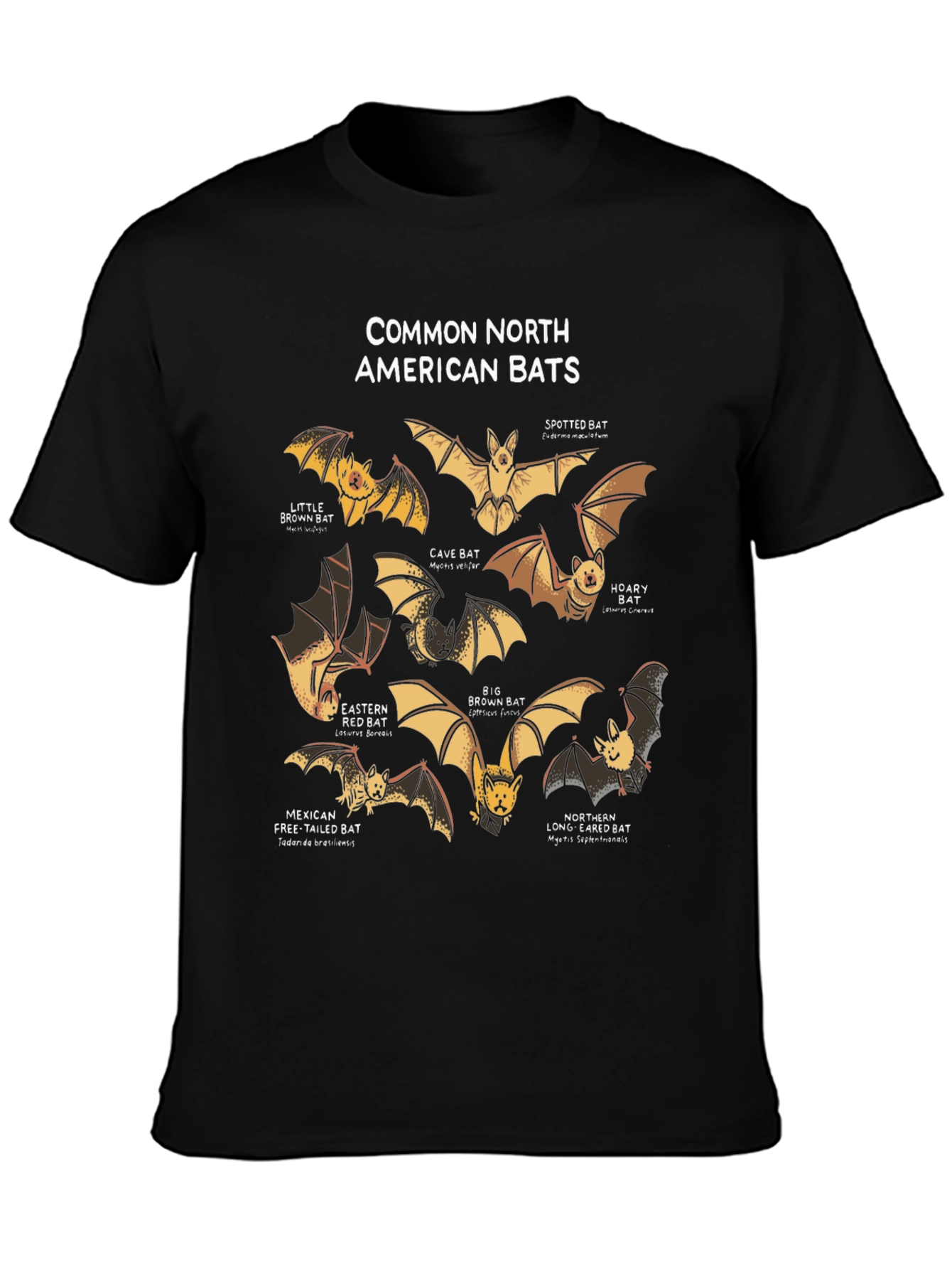 Common North American Bats T-Shirt