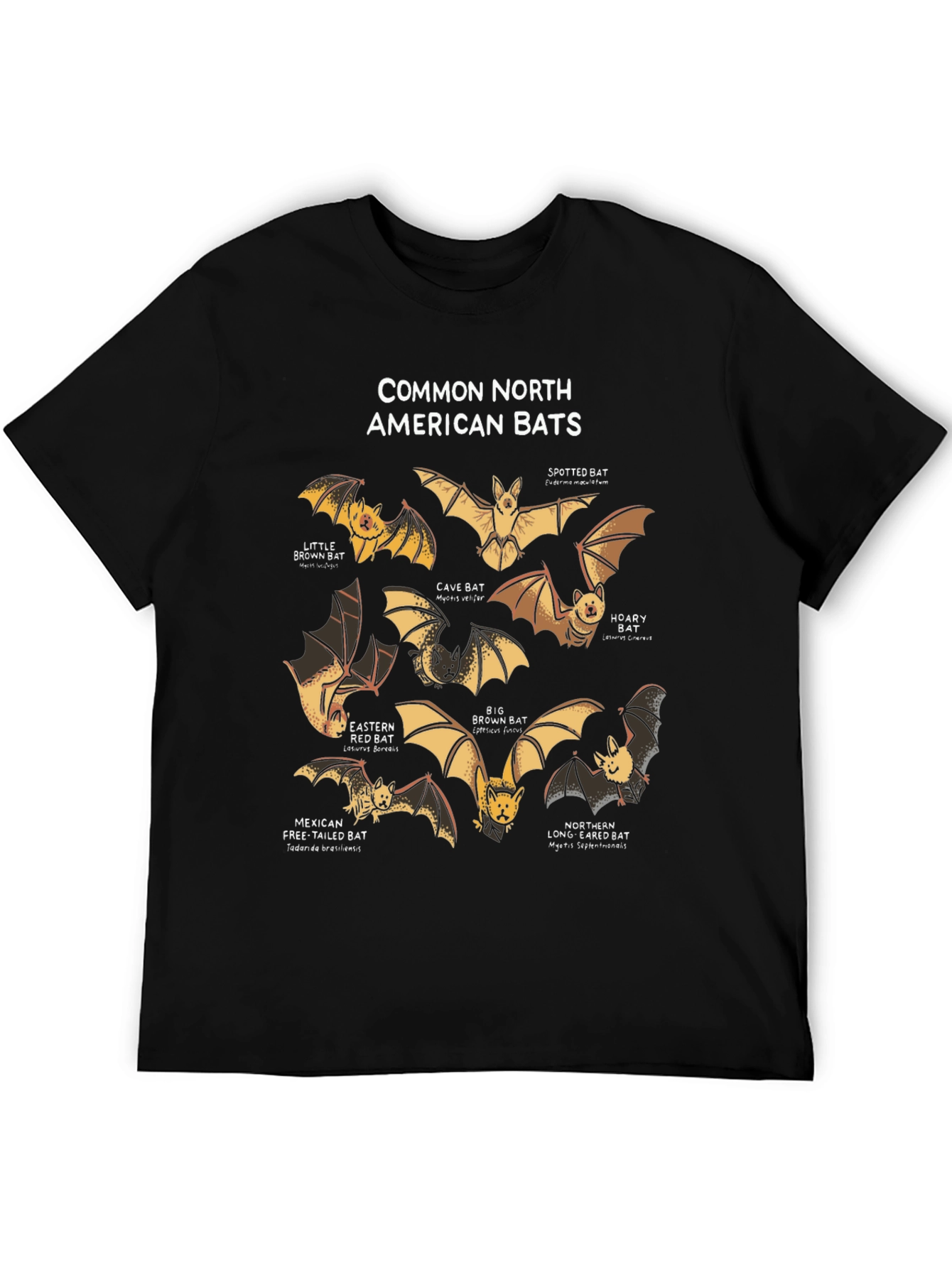 Common North American Bats T-Shirt