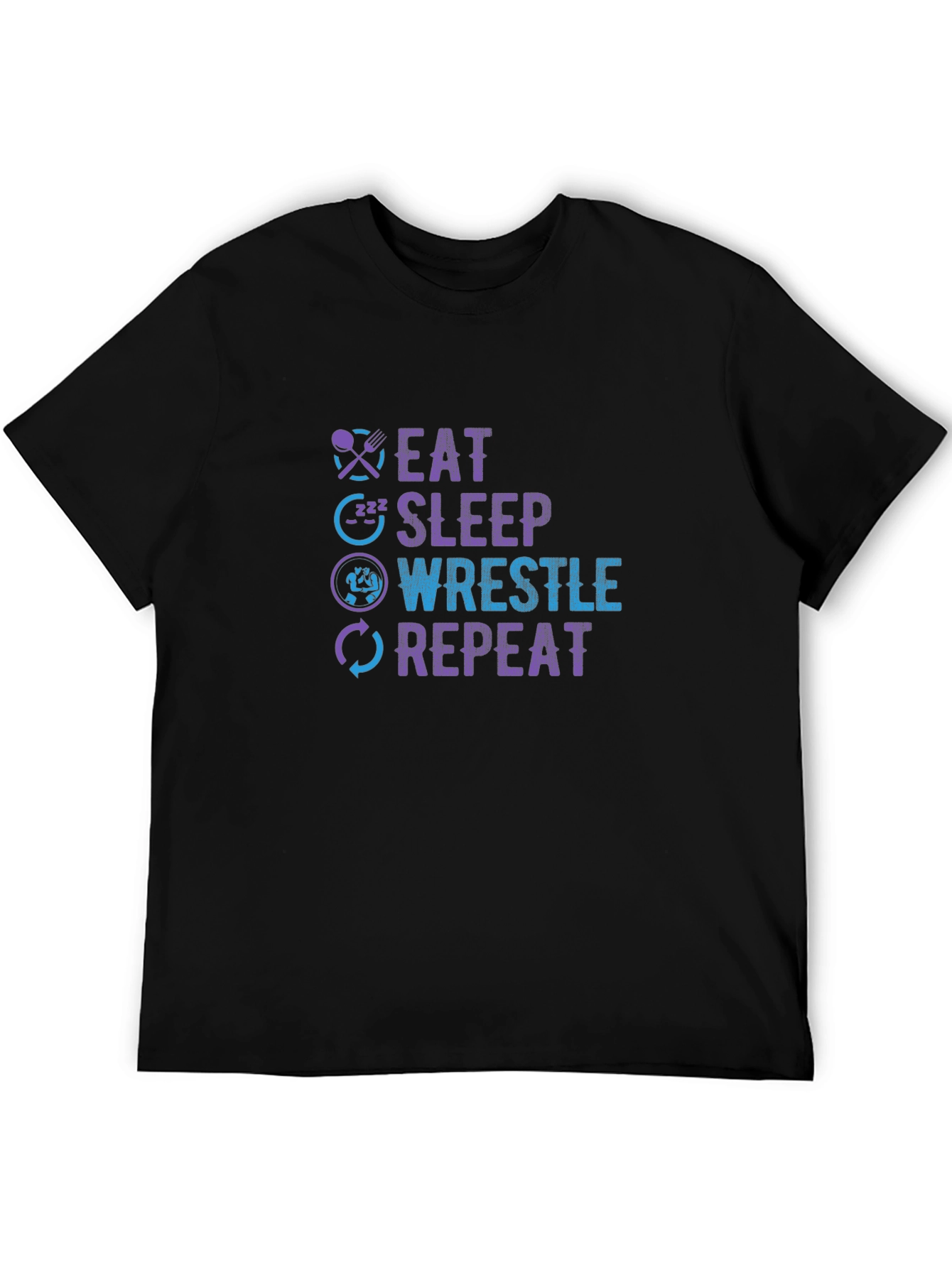 Eat Sleep Wrestle Repeat T-Shirt