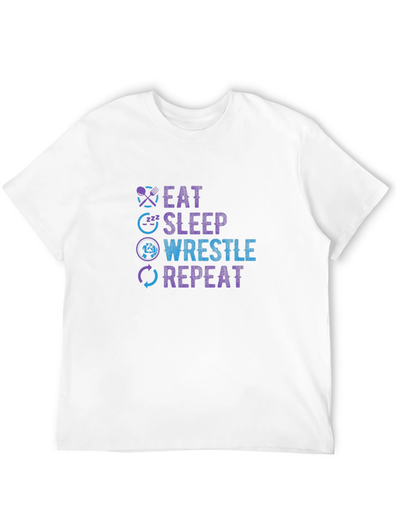 Eat Sleep Wrestle Repeat T-Shirt