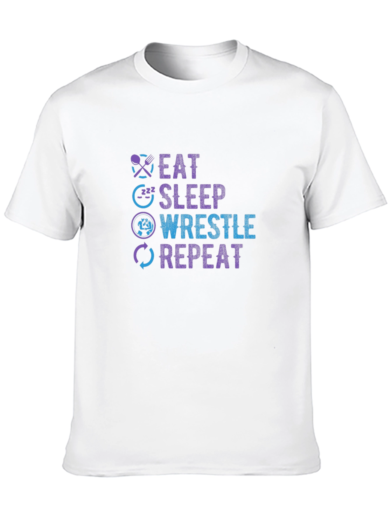 Eat Sleep Wrestle Repeat T-Shirt