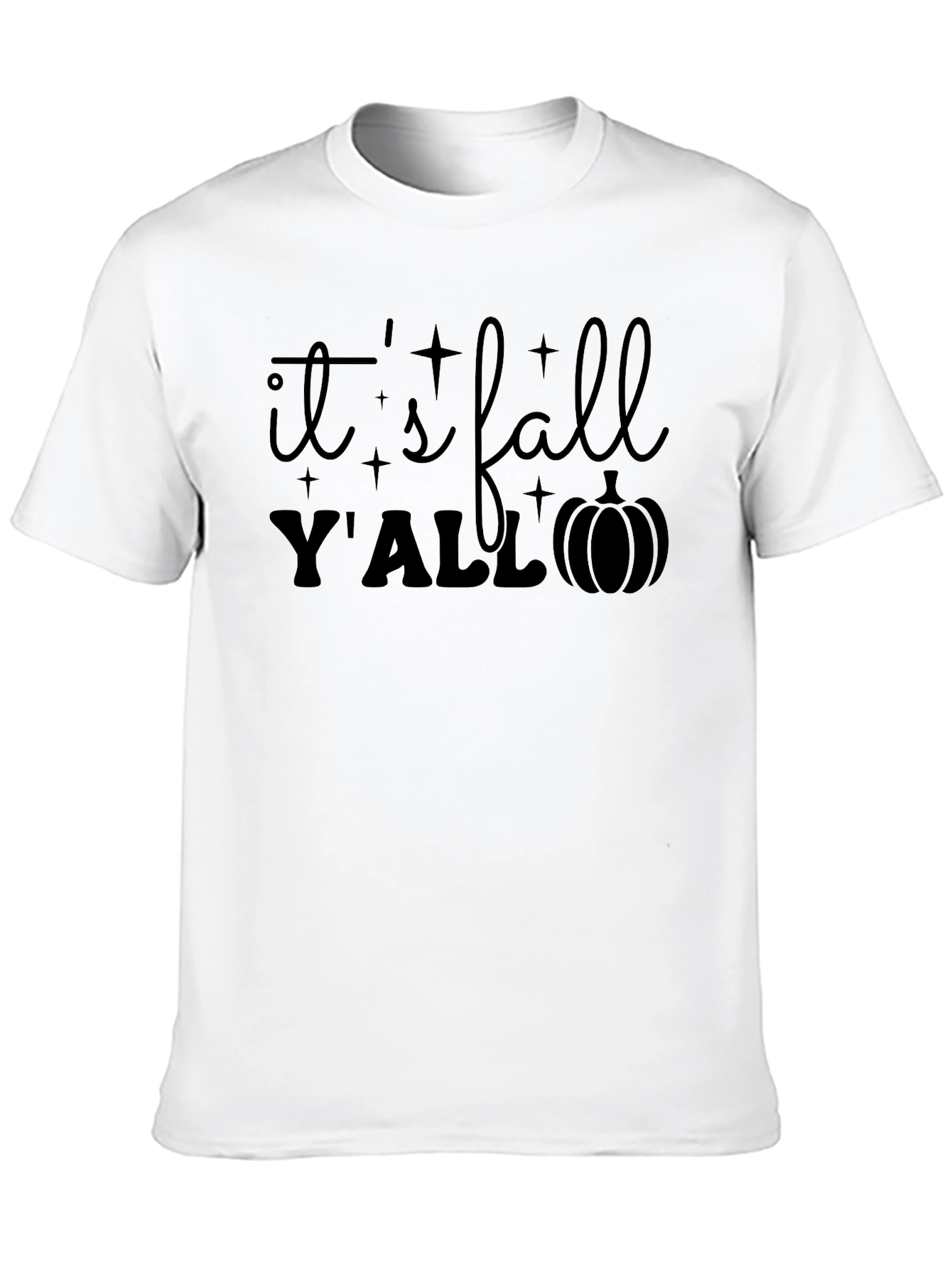 Its Fall Yall Graphic Tee - Trendy Autumn Apparel