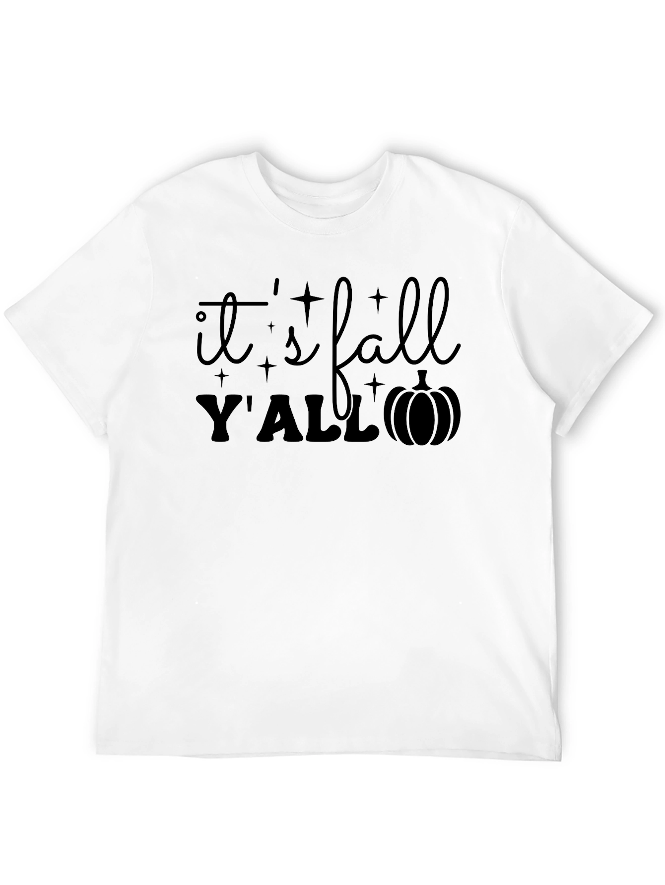 Its Fall Yall Graphic Tee - Trendy Autumn Apparel