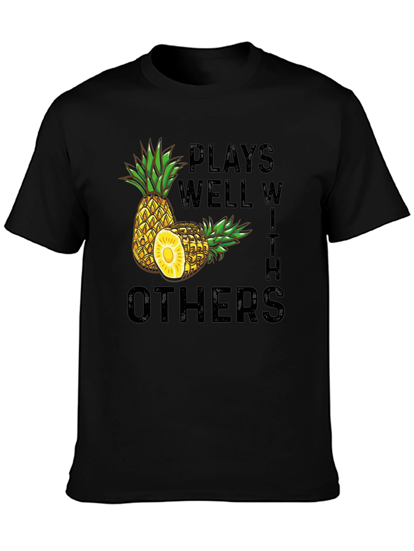 Plays Well With Others Pineapple Graphic Tee