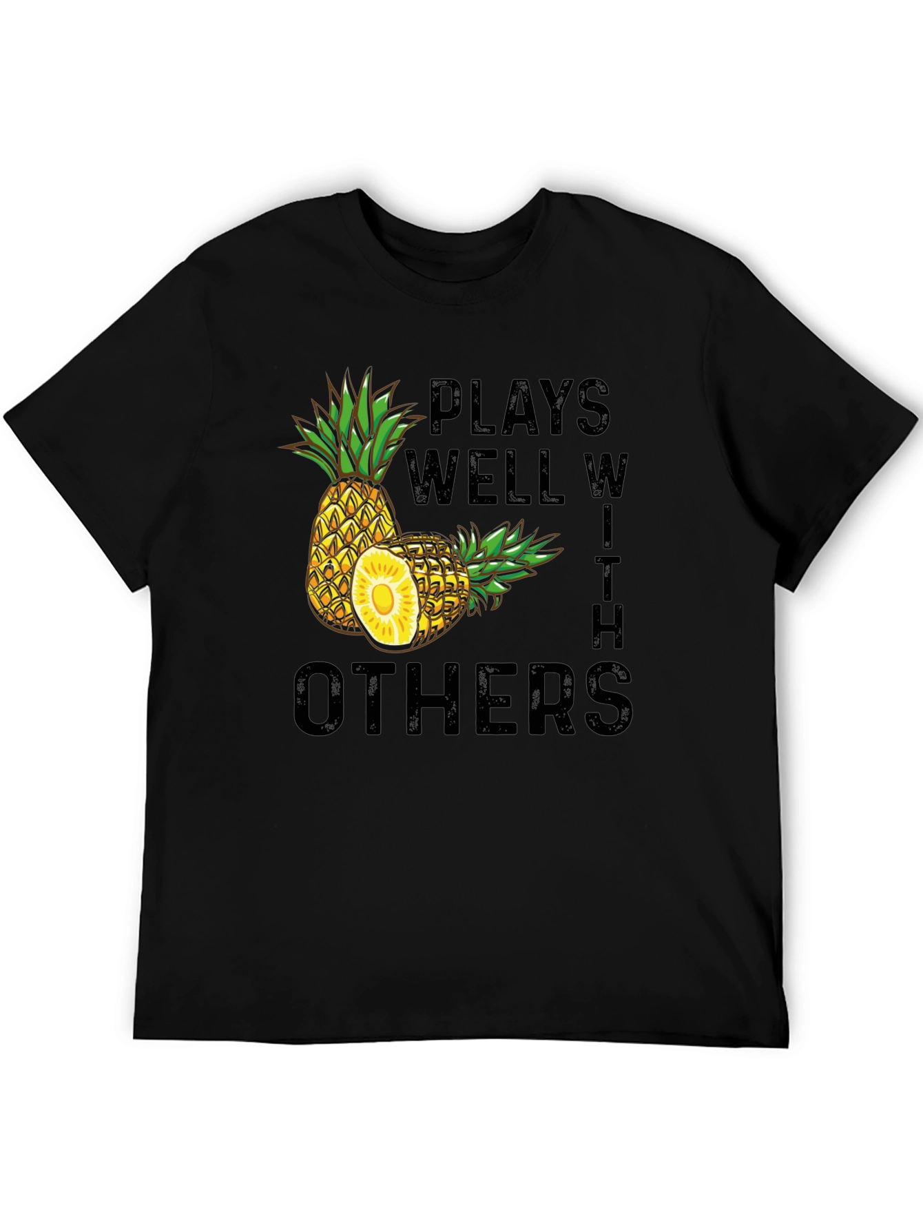 Plays Well With Others Pineapple Graphic Tee