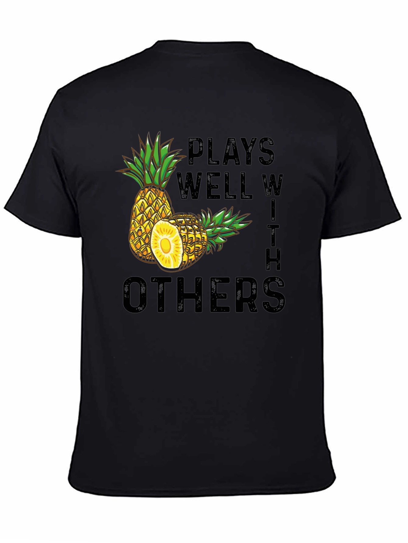 Plays Well With Others Pineapple Graphic Tee