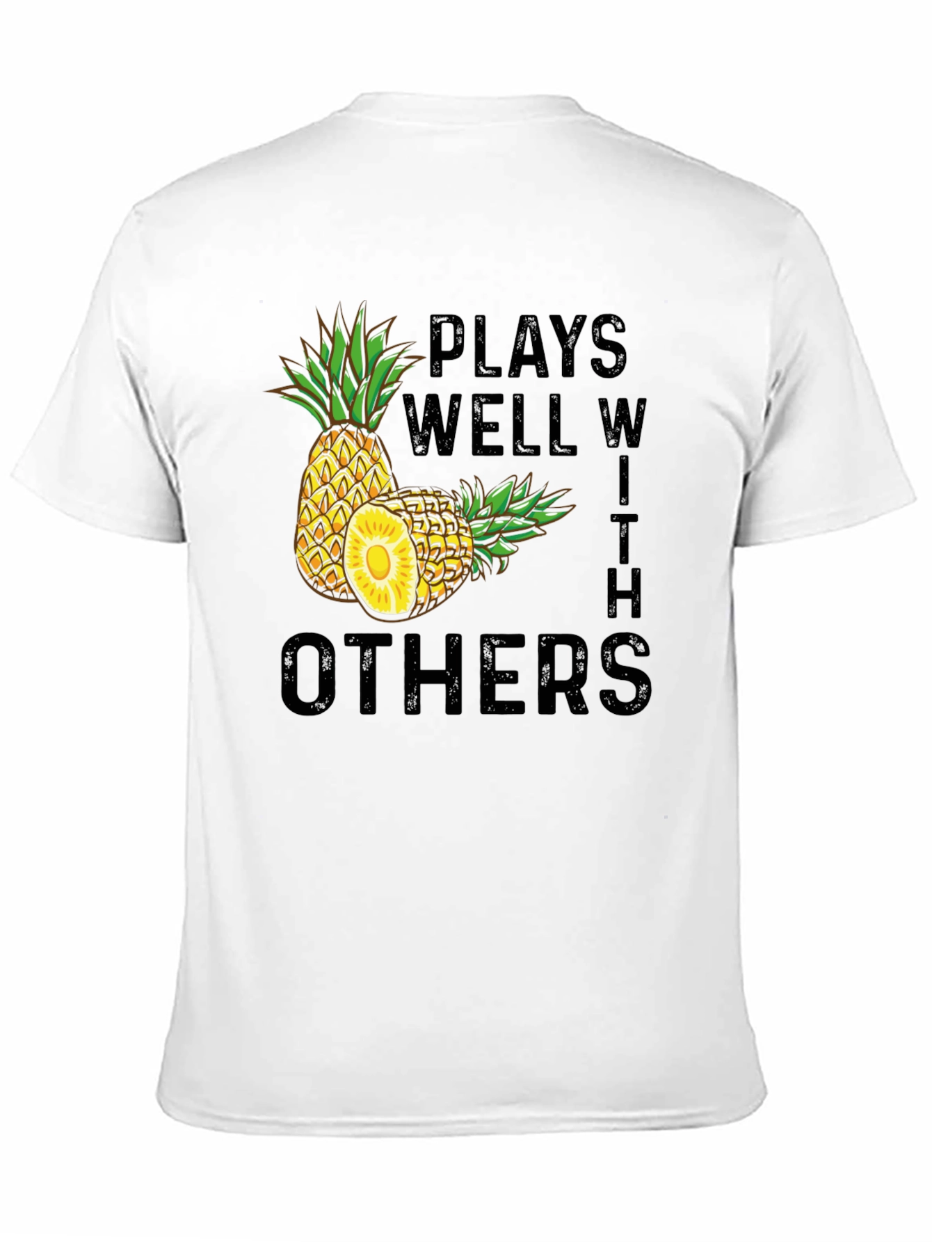 Plays Well With Others Pineapple Graphic Tee