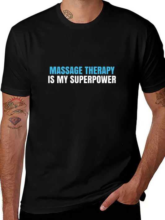Massage Therapy Superpower T-Shirt - Black
