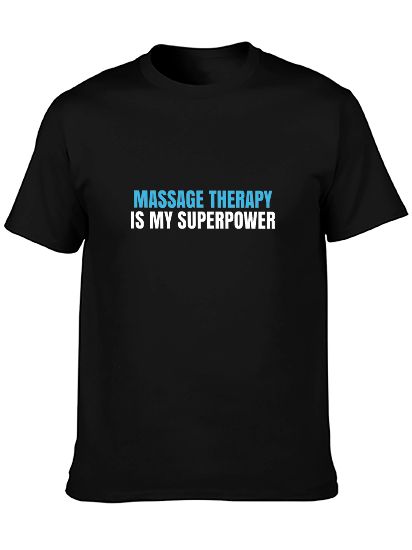 Massage Therapy Superpower T-Shirt - Black