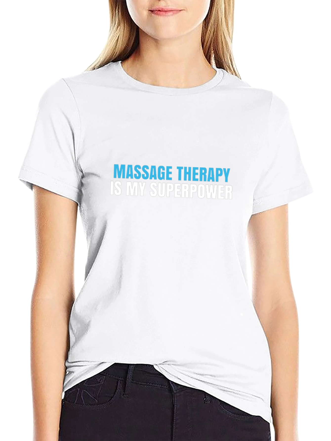 Massage Therapy Superpower T-Shirt - Black