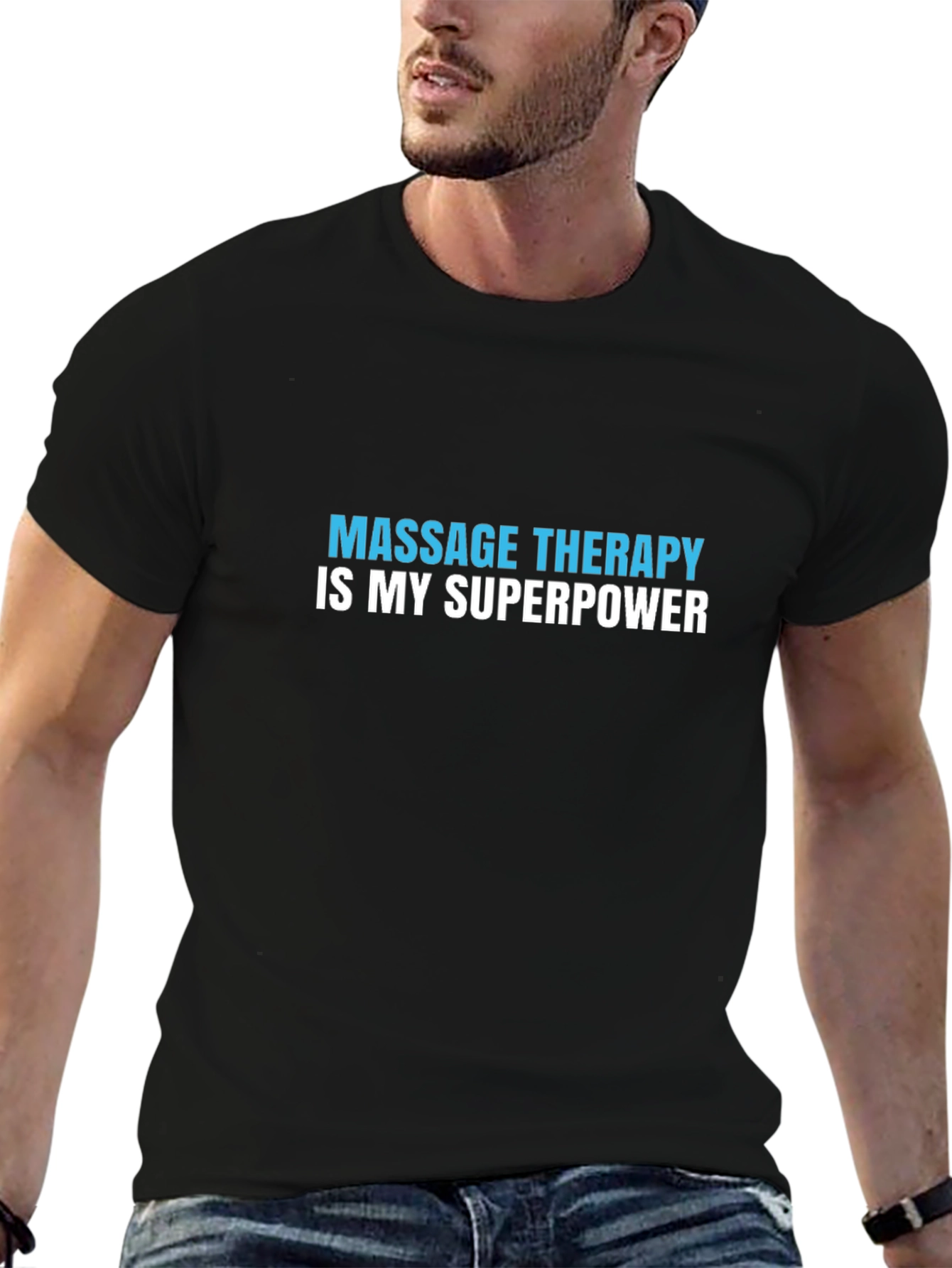 Massage Therapy Superpower T-Shirt - Black