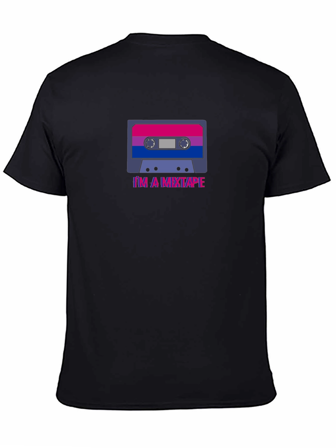 Bisexual Pride Cassette Tape T-Shirt