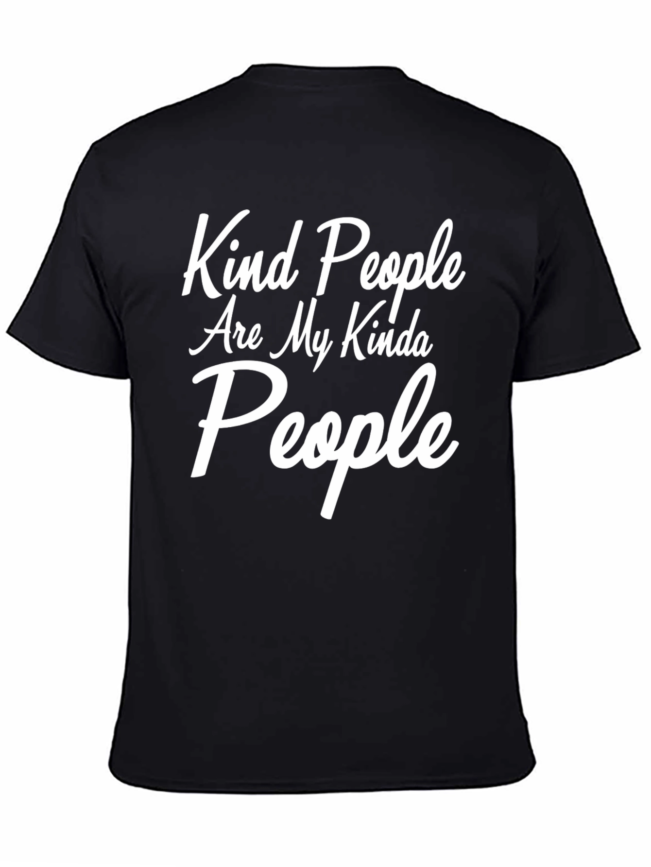Kind People Graphic Tee - Soft Black T-Shirt
