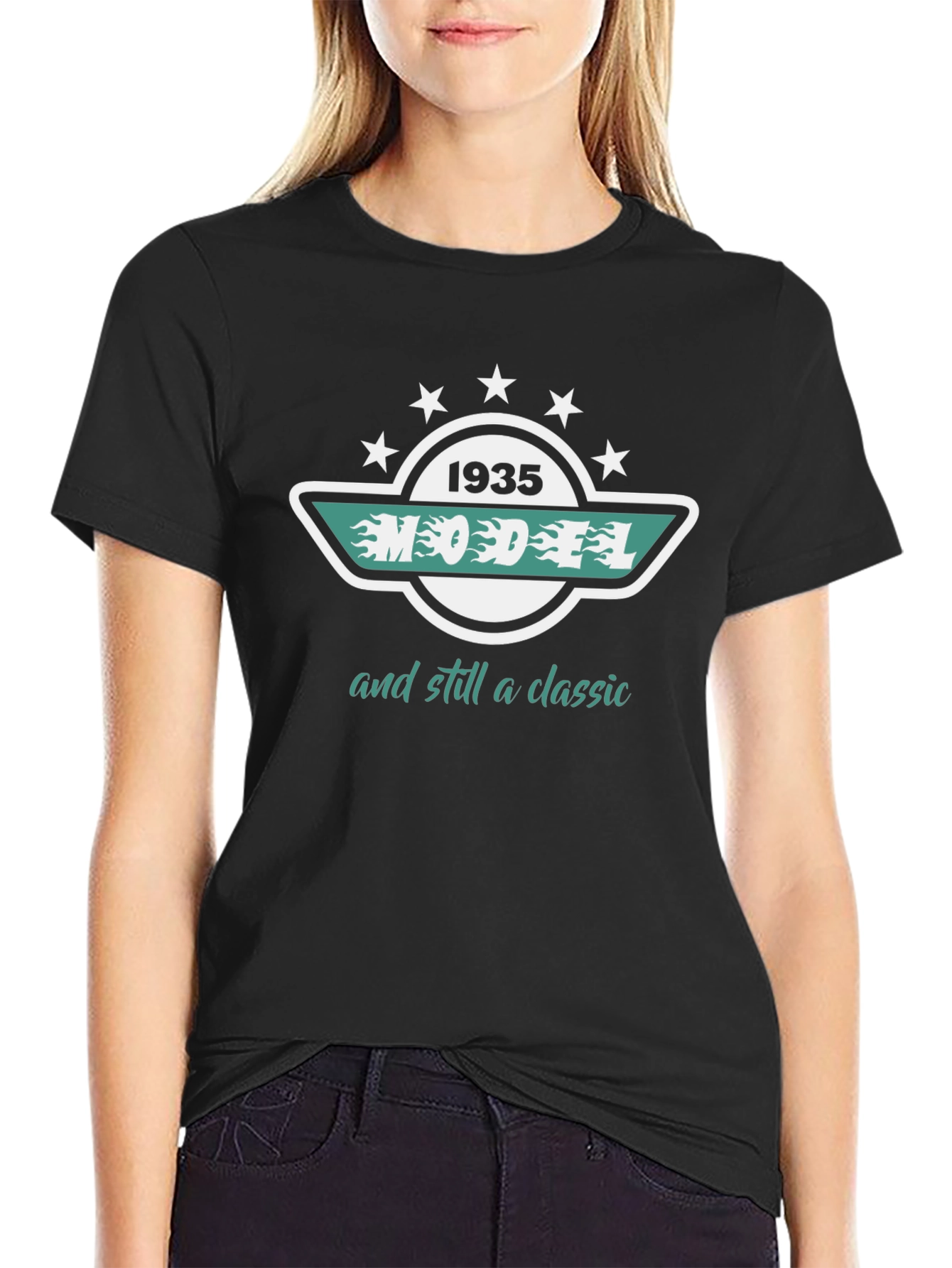 1935 Model Classic Black T-Shirt