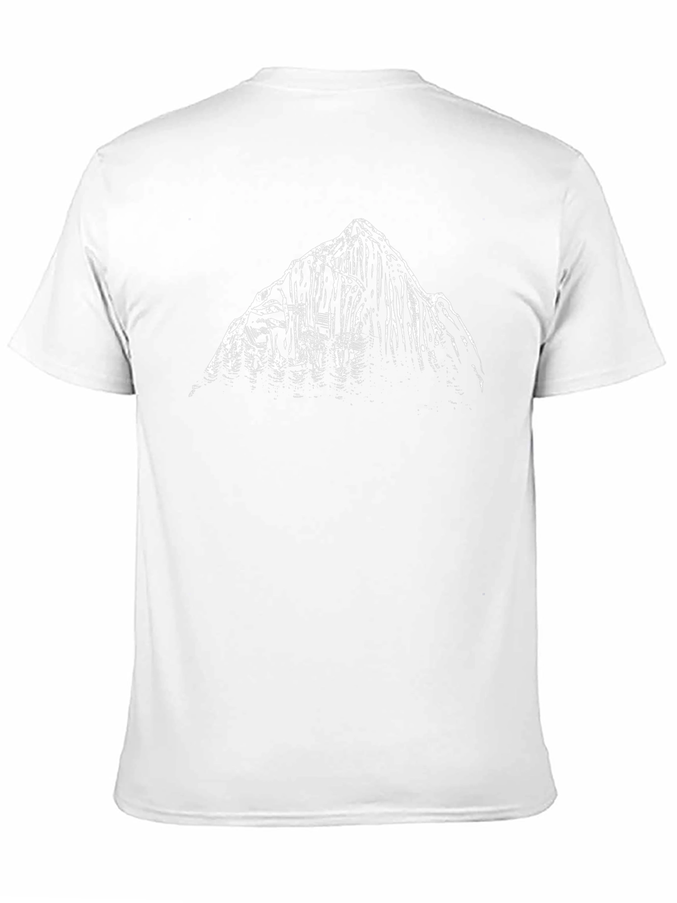 Mountain Graphic T-Shirt - Black Cotton Tee