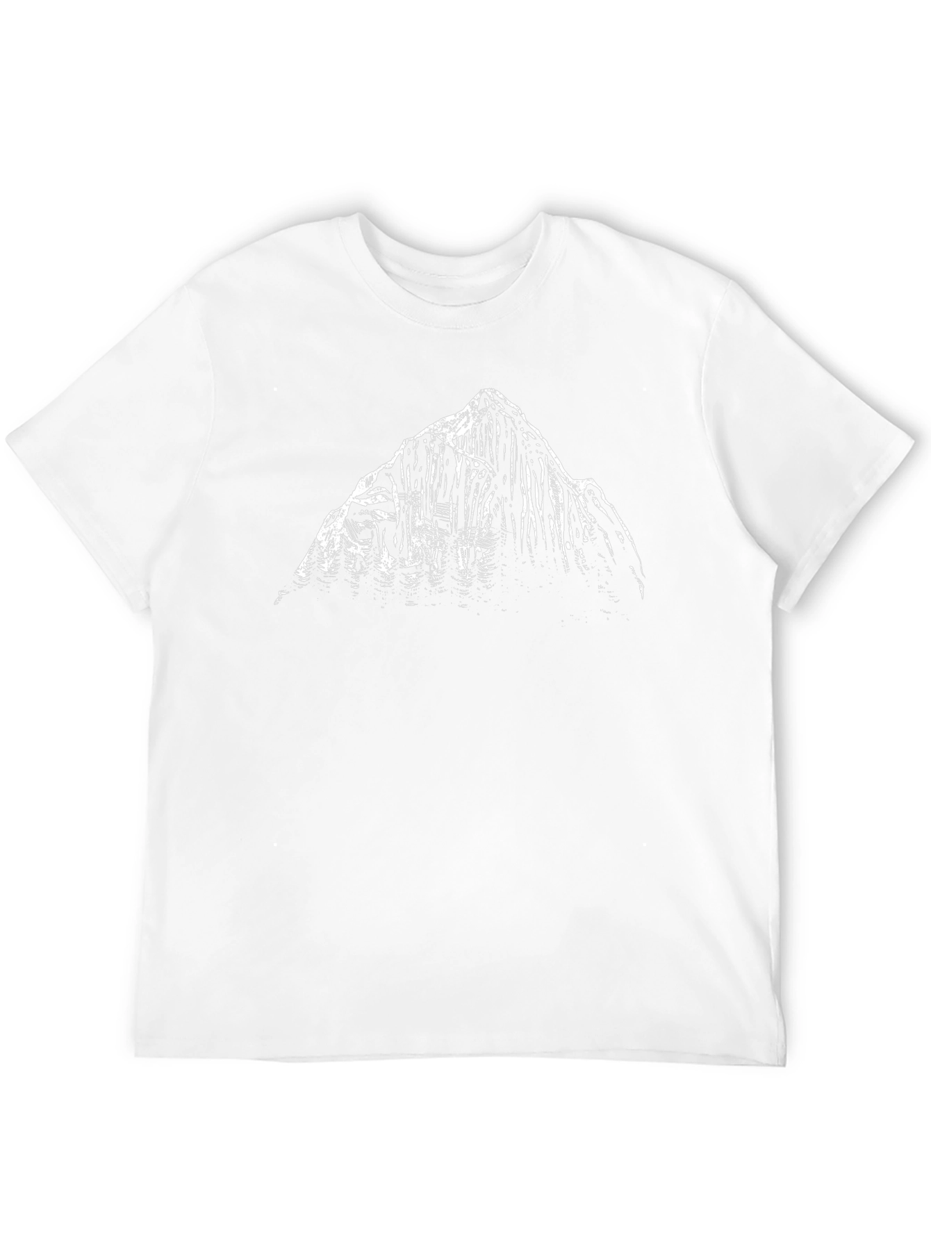 Mountain Graphic T-Shirt - Black Cotton Tee