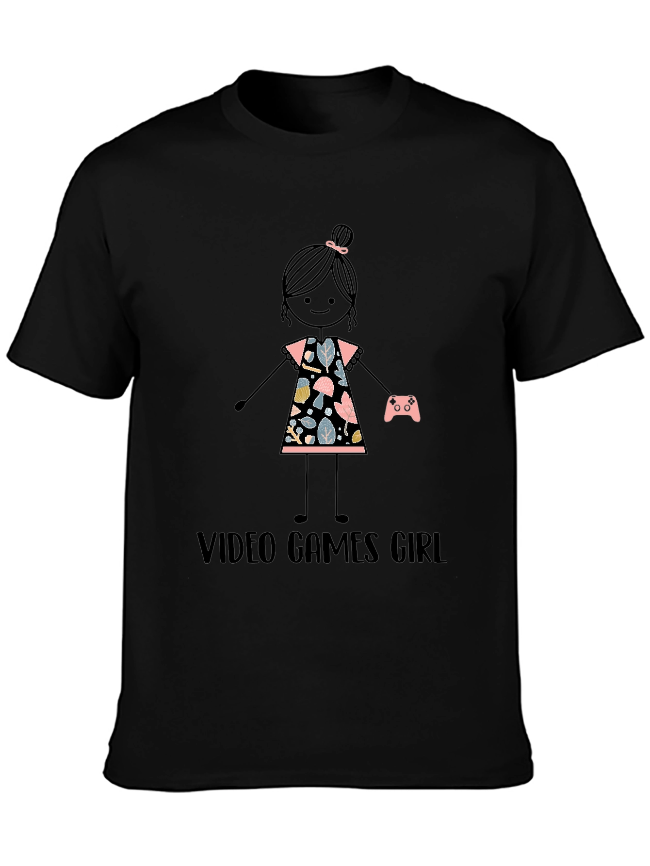 Video Games Girl Graphic T-Shirt