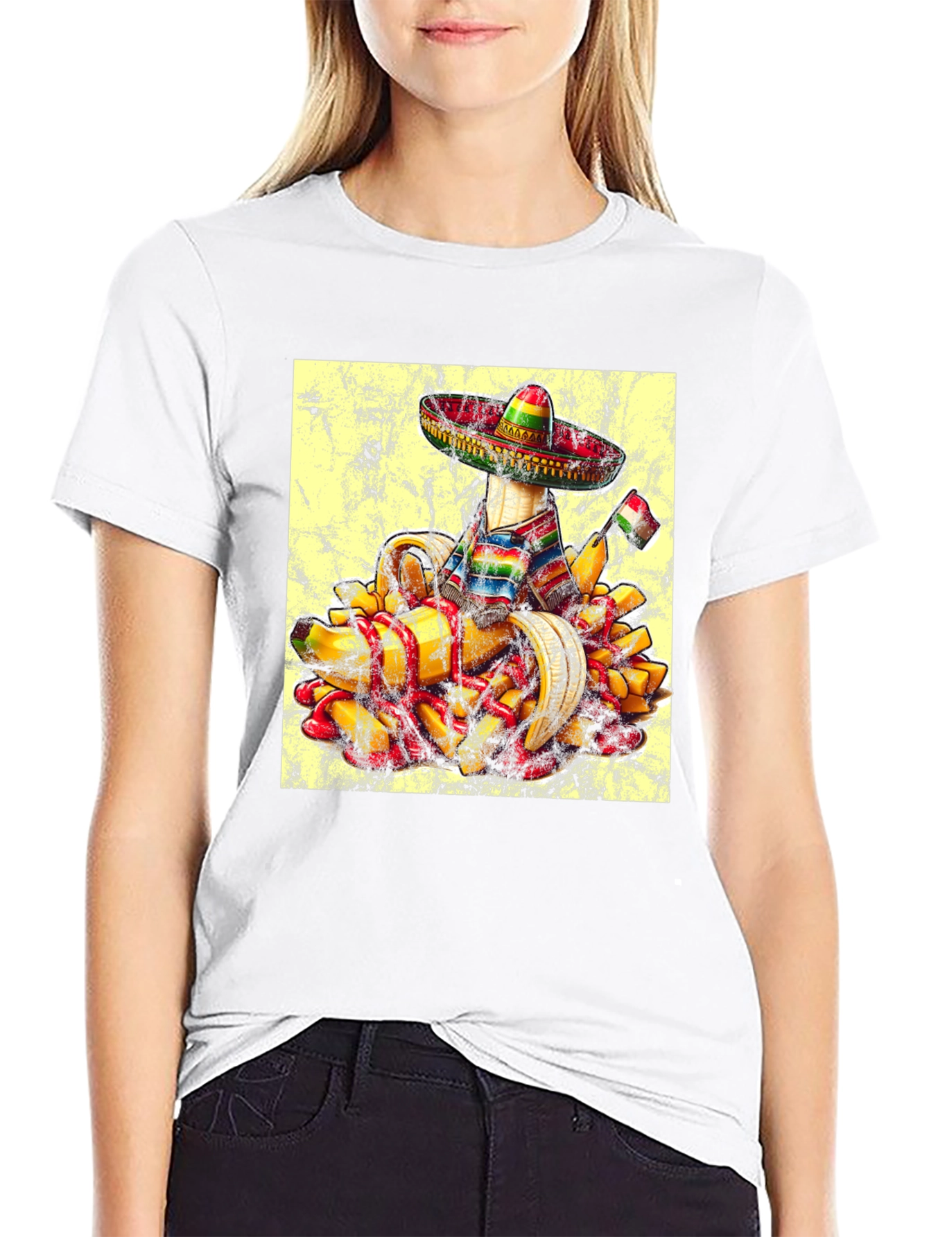 Humorous Mexican Food Graphic Tee