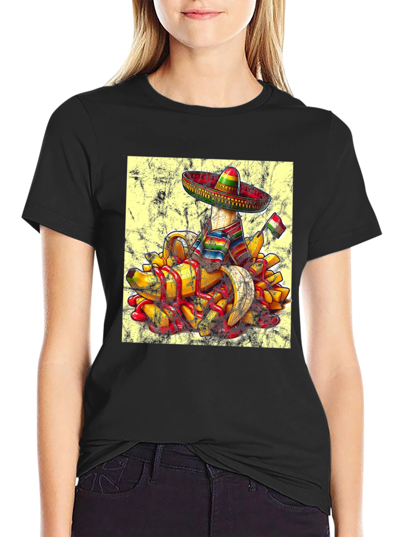 Humorous Mexican Food Graphic Tee