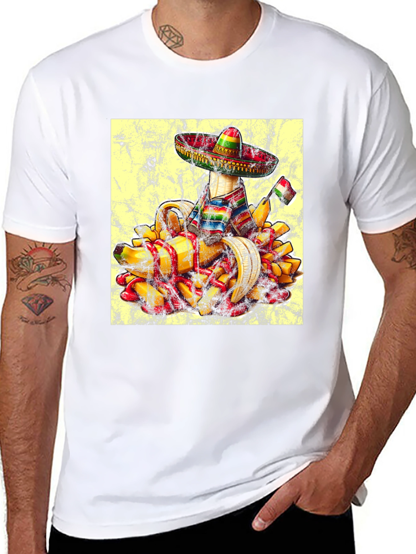 Humorous Mexican Food Graphic Tee