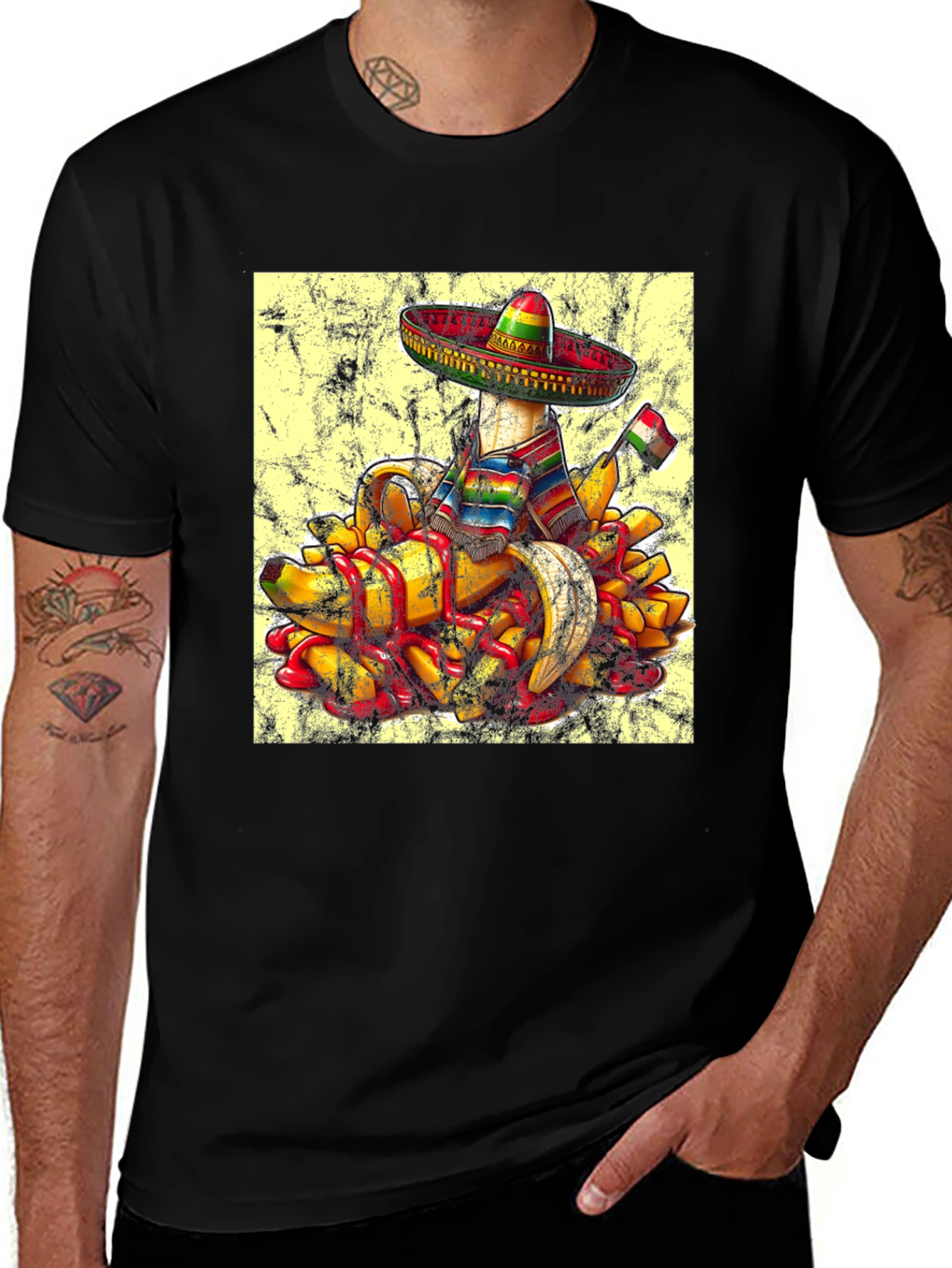 Humorous Mexican Food Graphic Tee