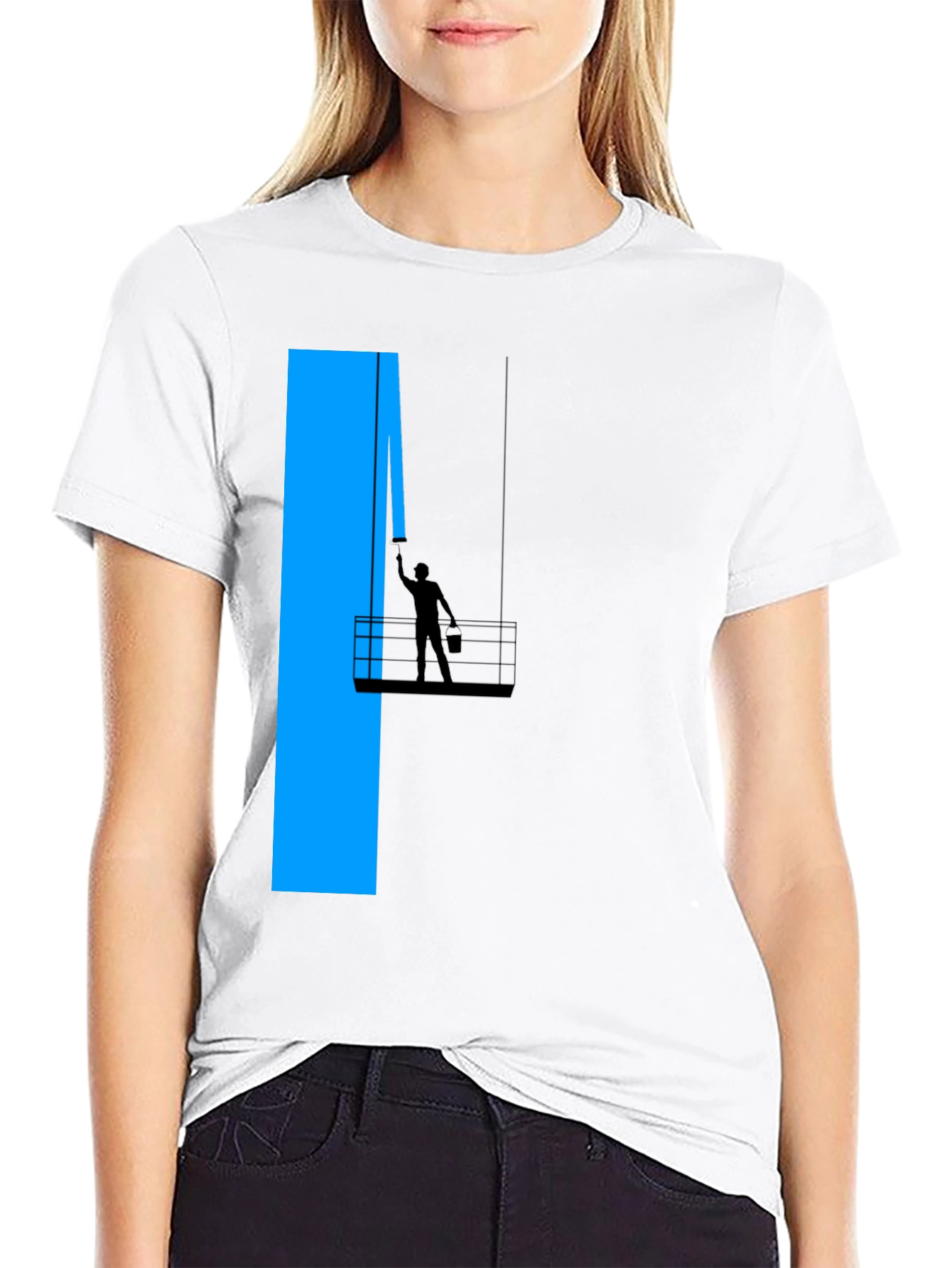 Painter T-Shirt - Abstract Building Art