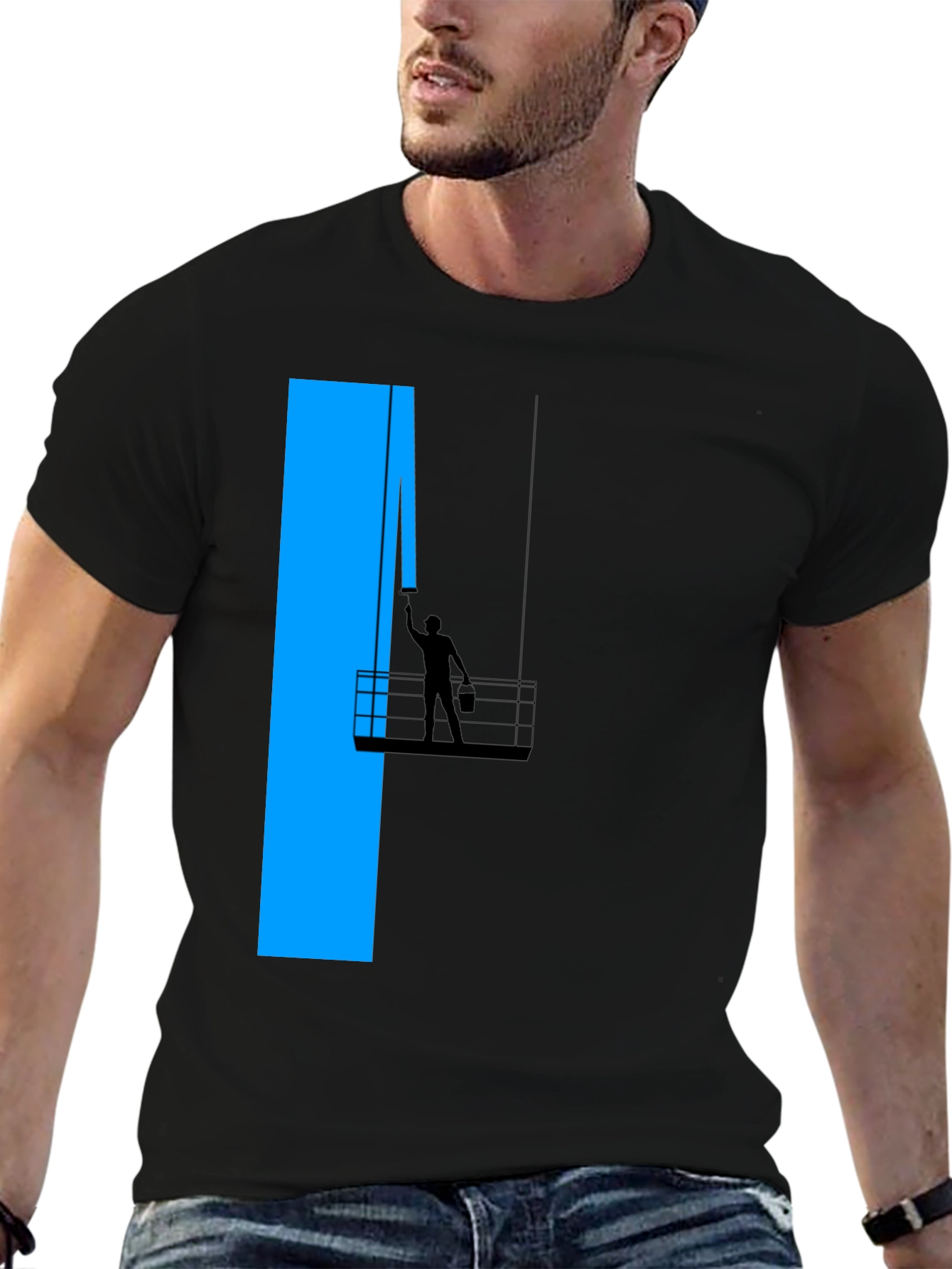 Painter T-Shirt - Abstract Building Art