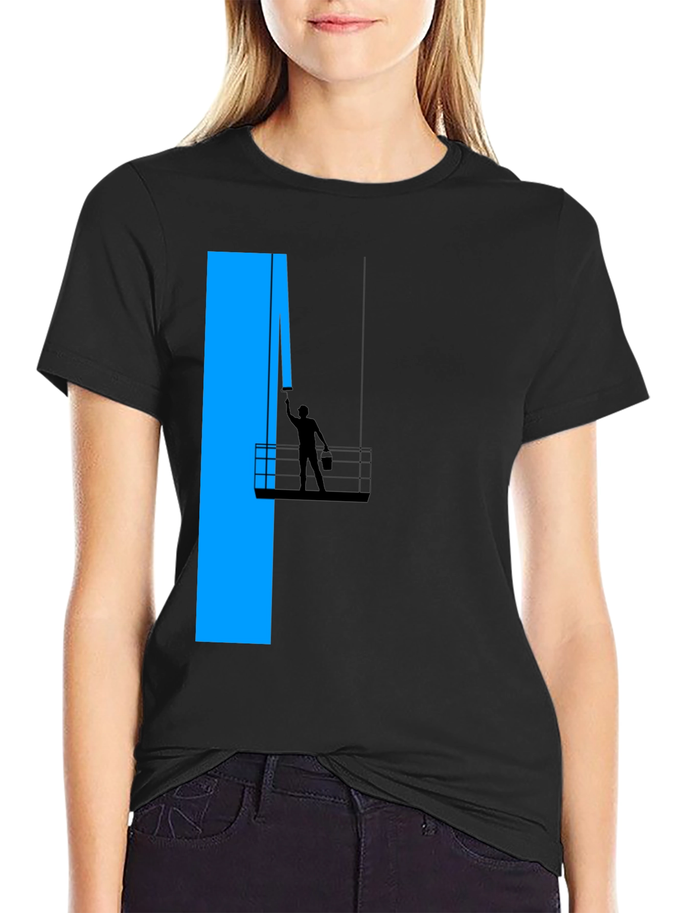 Painter T-Shirt - Abstract Building Art