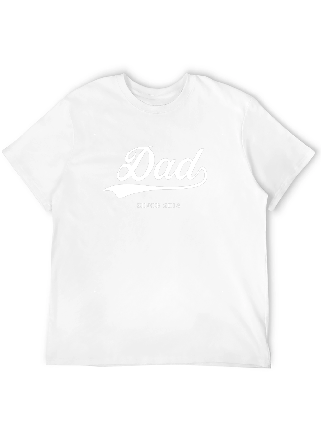 Dad Since 2018 Black T-Shirt - Fathers Day Gift