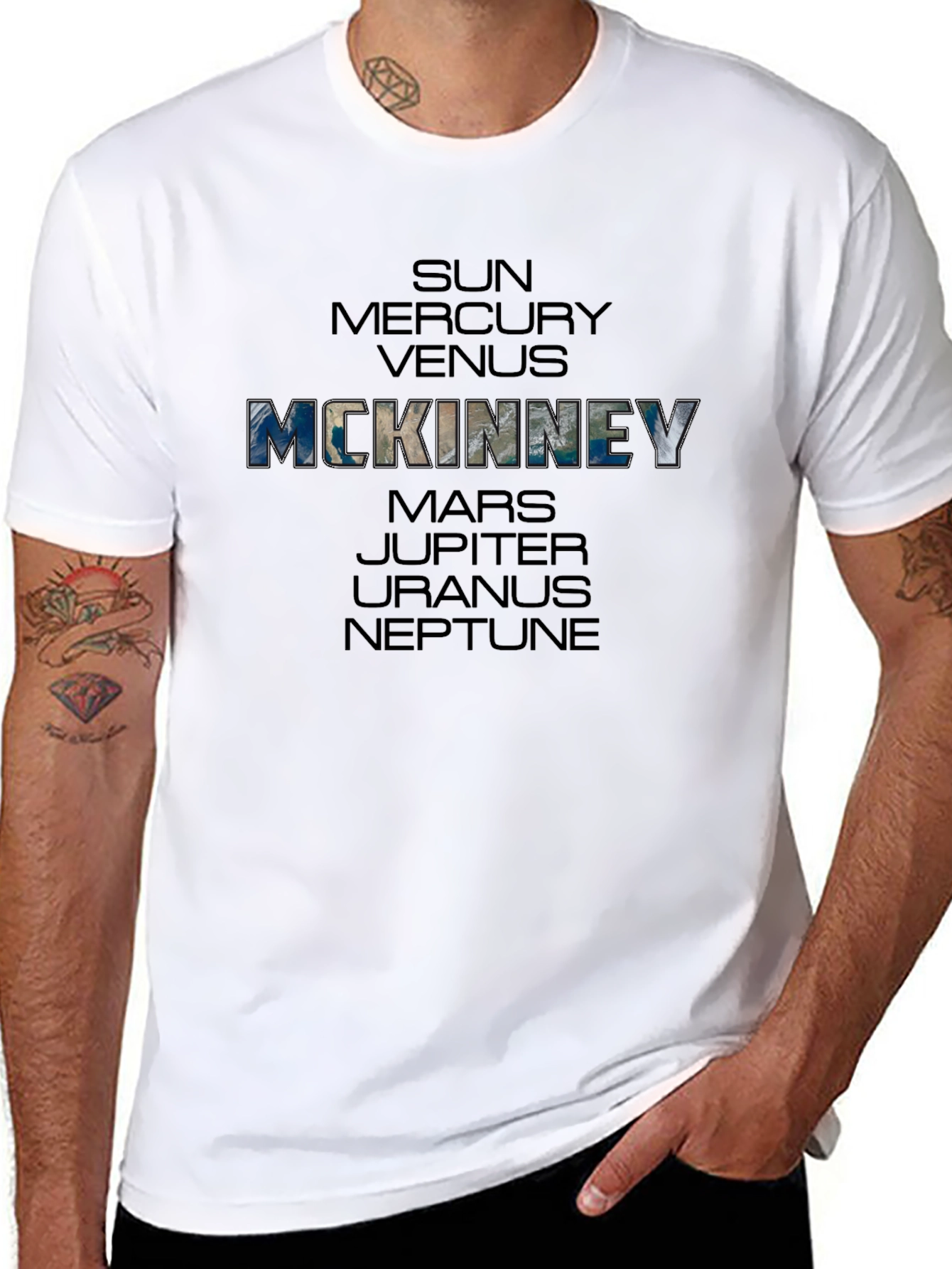 McKinney Planet T-Shirt - Space Fan Apparel