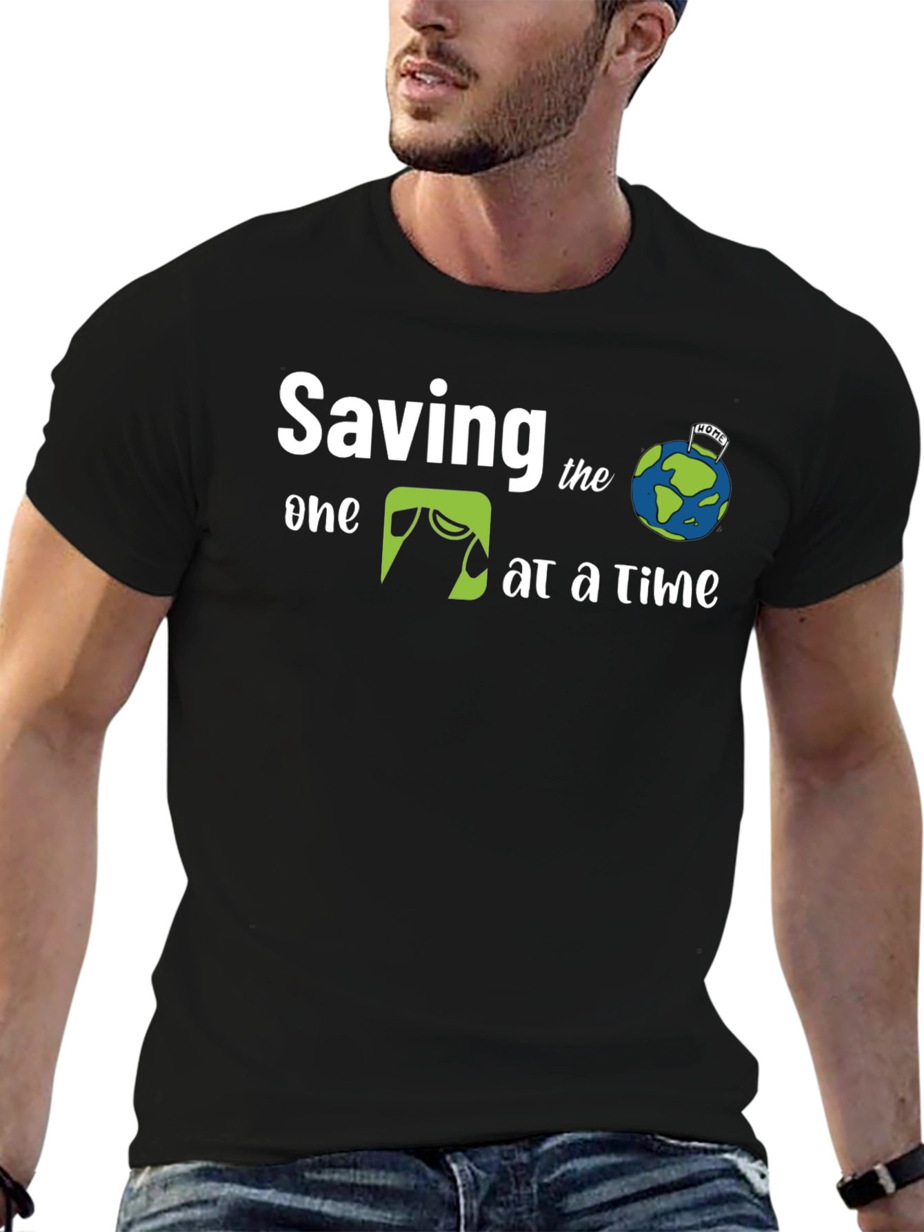 Eco-Friendly Saving the Planet Graphic Tee