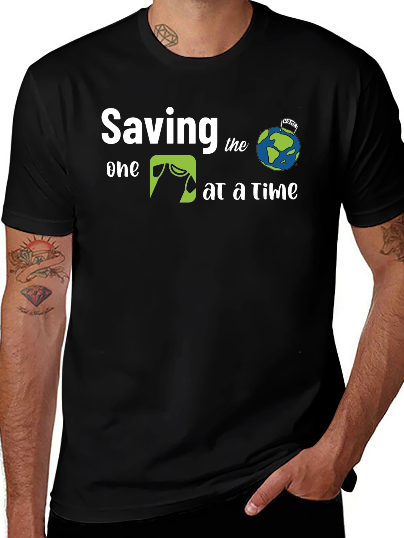 Eco-Friendly Saving the Planet Graphic Tee