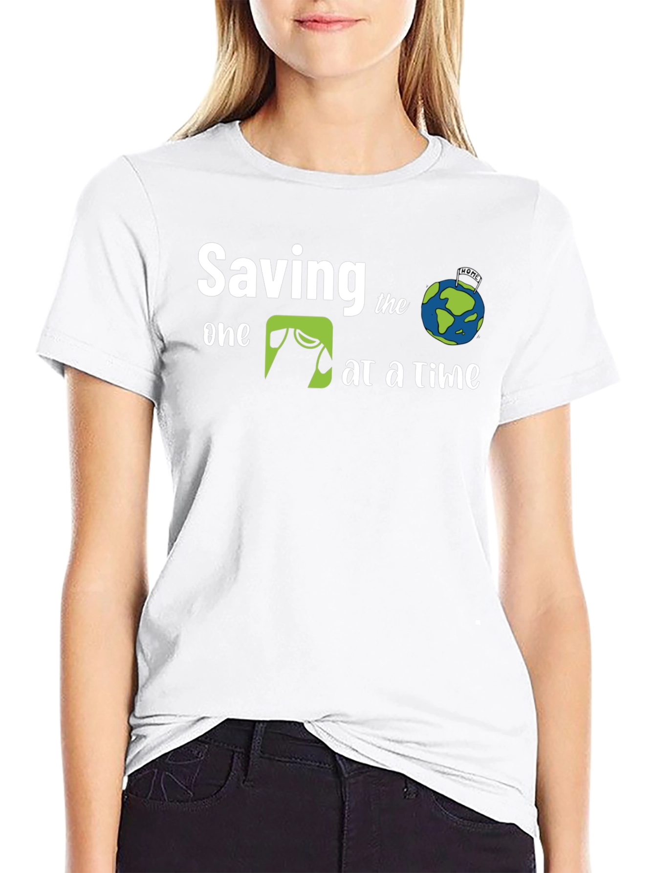 Eco-Friendly Saving the Planet Graphic Tee