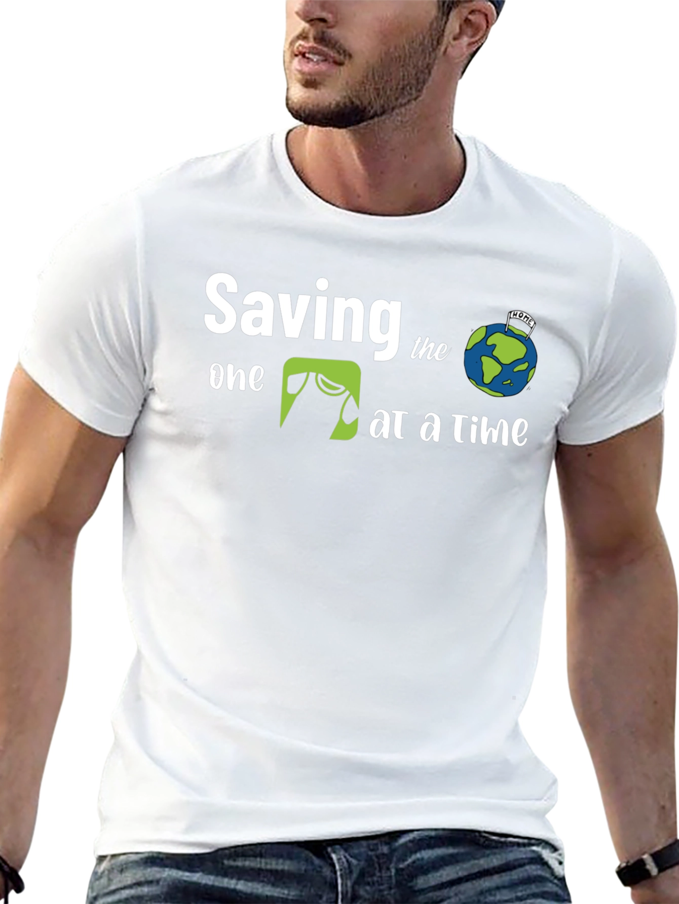 Eco-Friendly Saving the Planet Graphic Tee