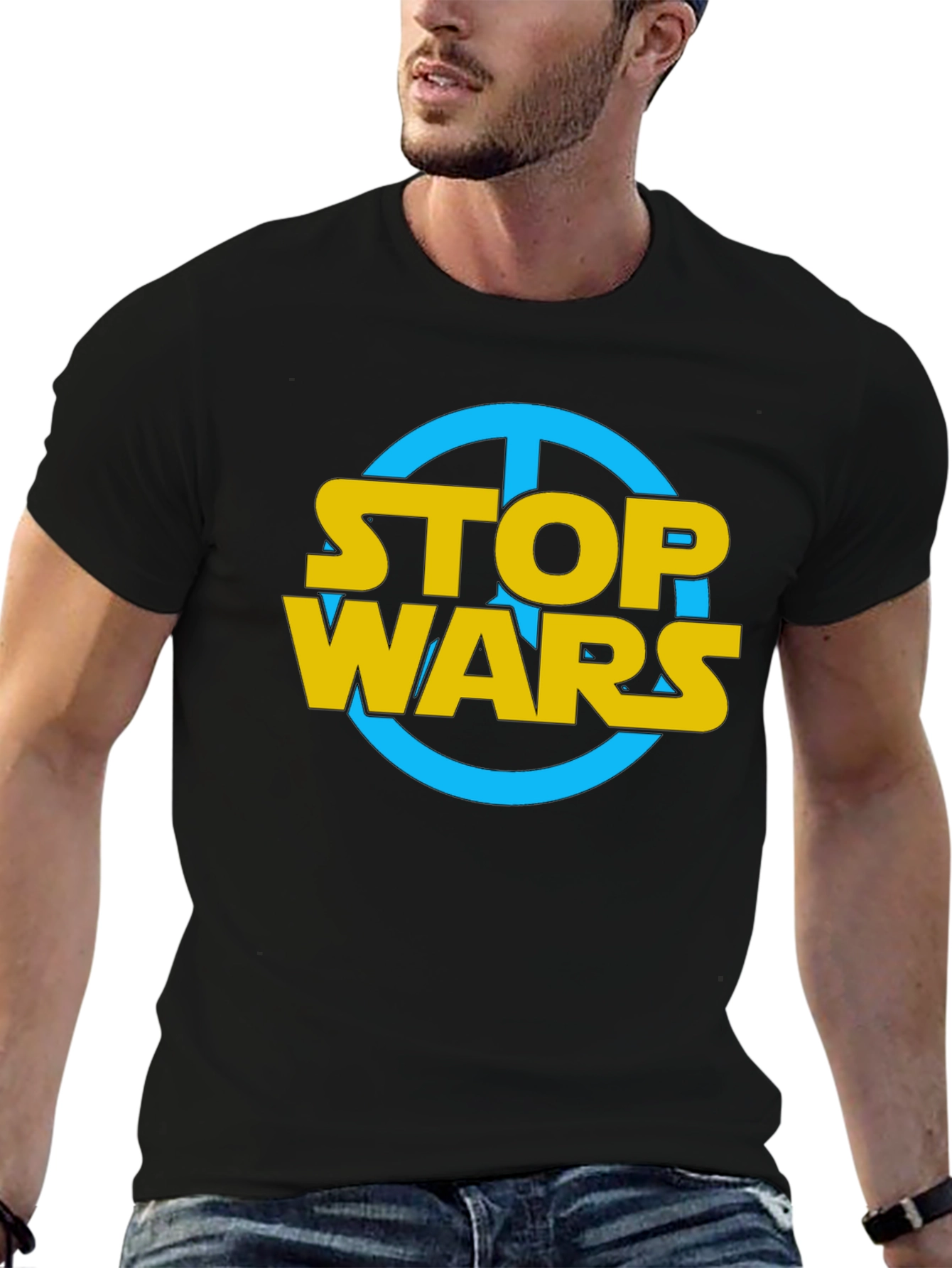 Stop Wars T-Shirt - Peace Symbol Tee