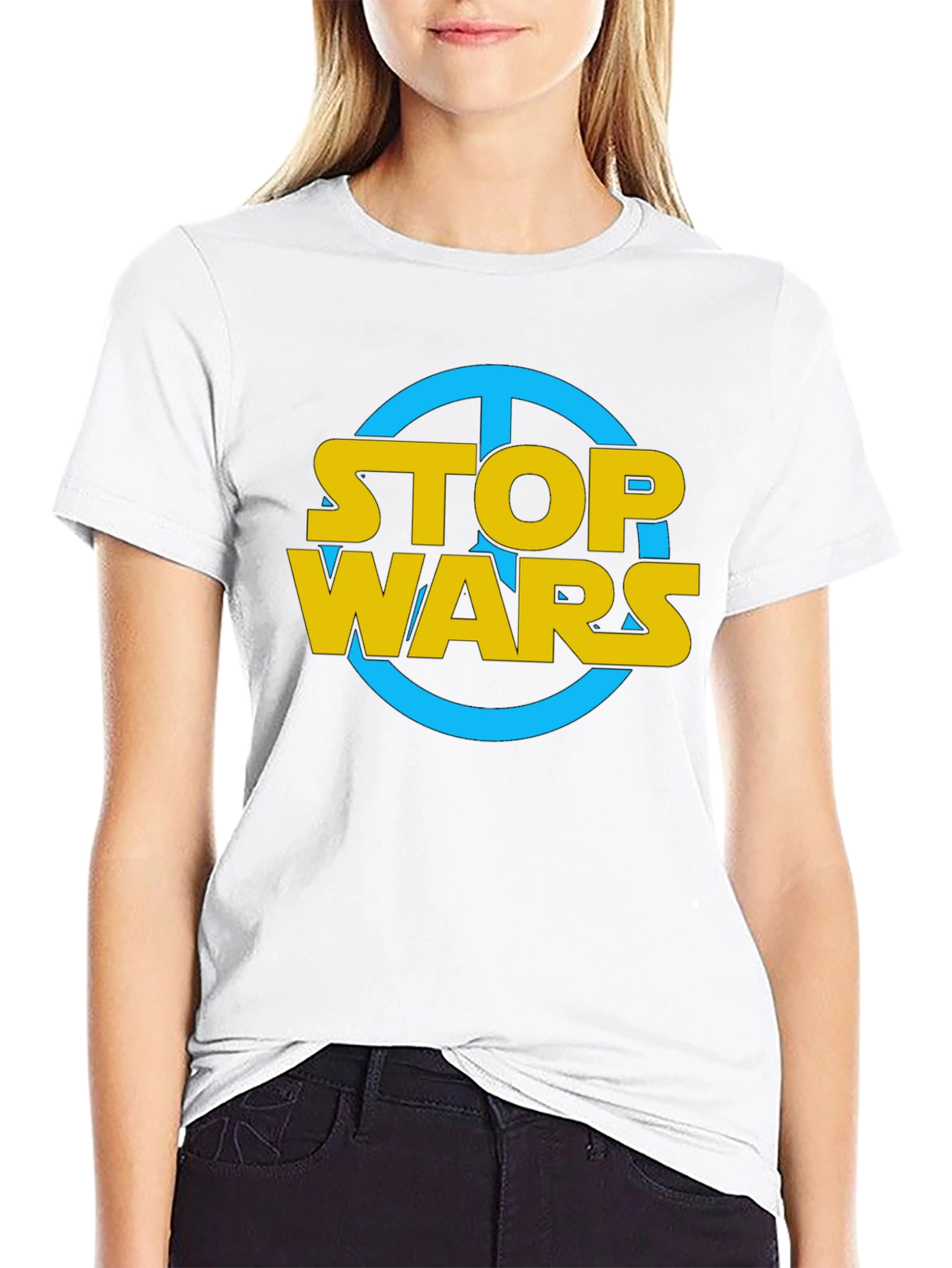Stop Wars T-Shirt - Peace Symbol Tee