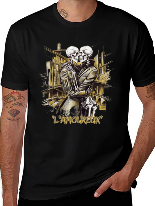 LAmoureux Skeleton Graphic T-Shirt
