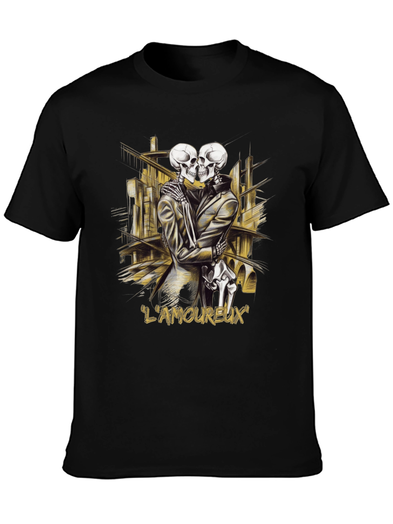 LAmoureux Skeleton Graphic T-Shirt