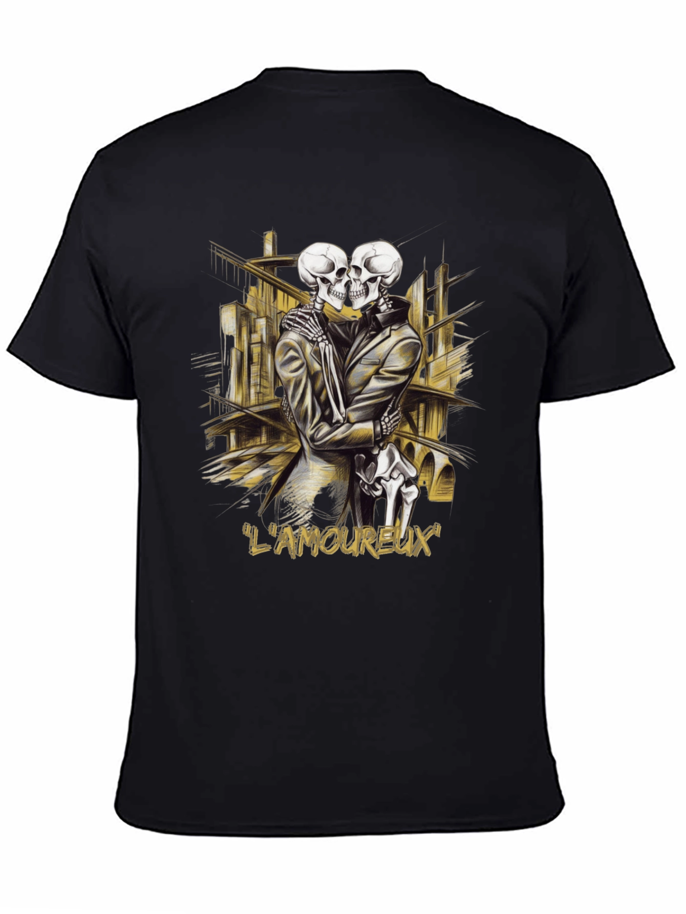 LAmoureux Skeleton Graphic T-Shirt