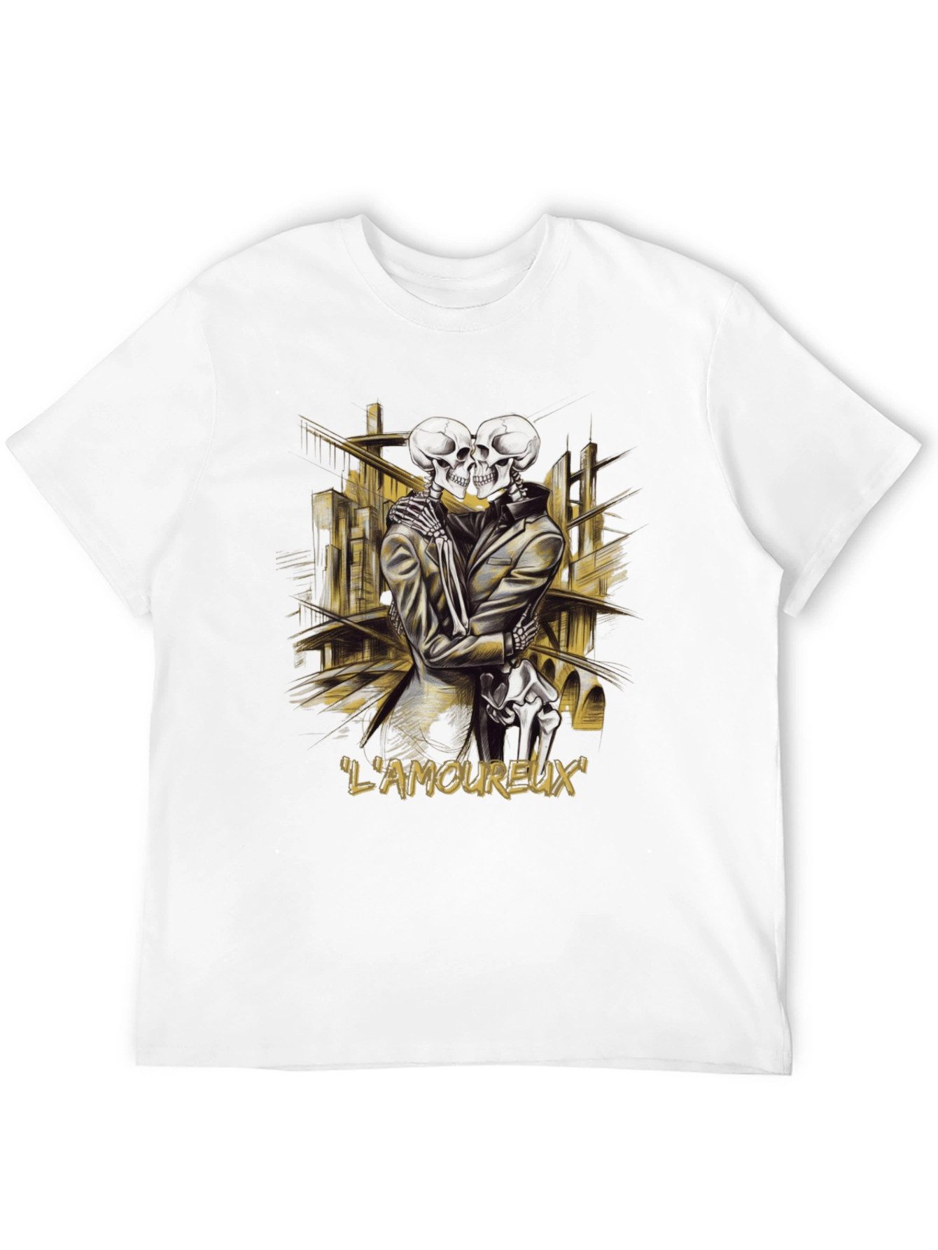 LAmoureux Skeleton Graphic T-Shirt