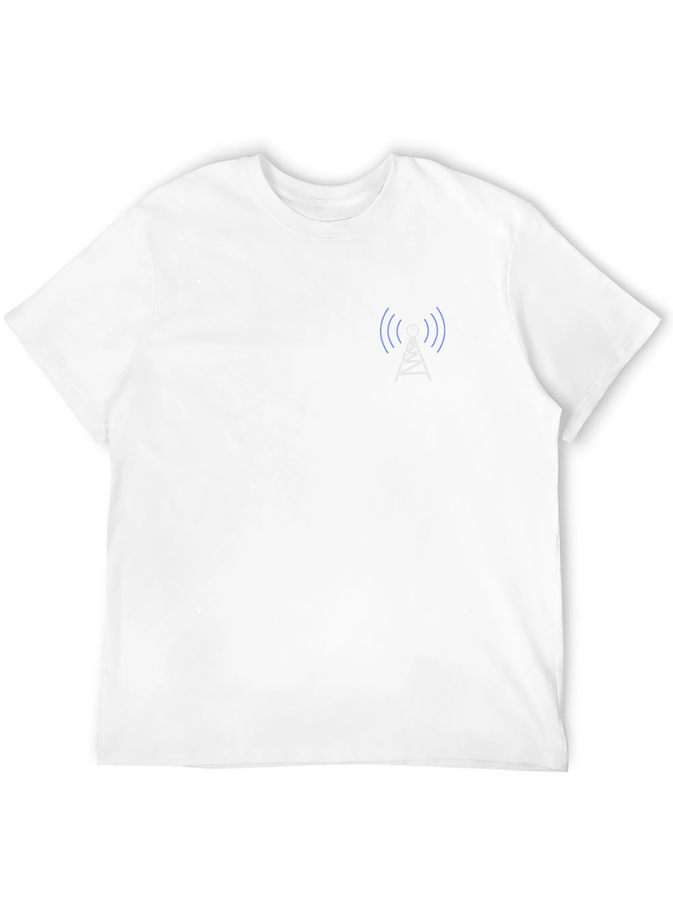 Minimalist Antenna Graphic Tee - Black