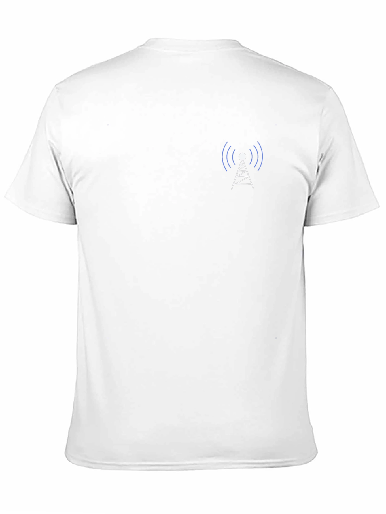 Minimalist Antenna Graphic Tee - Black