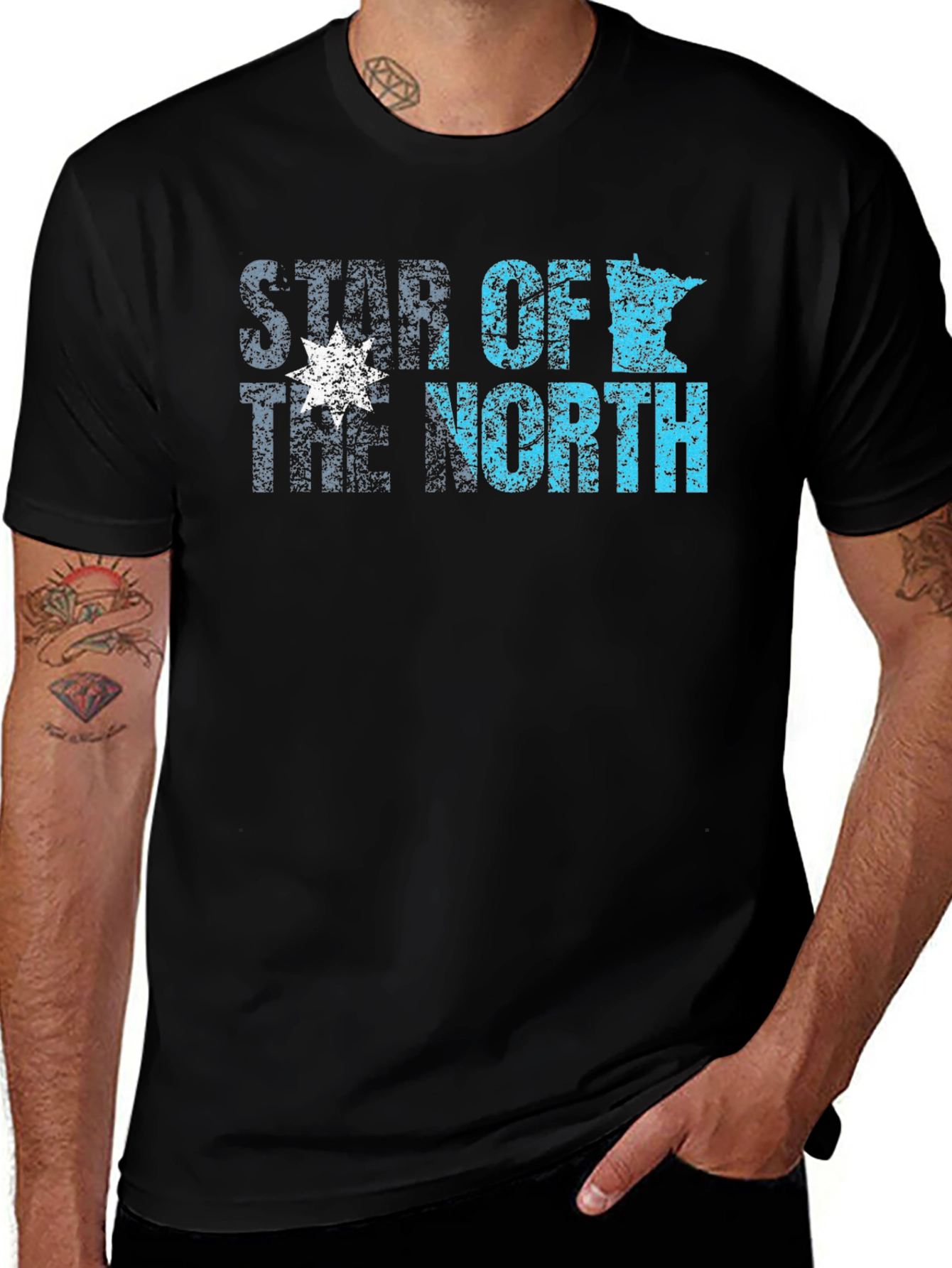 Star of the North Minnesota State T-Shirt