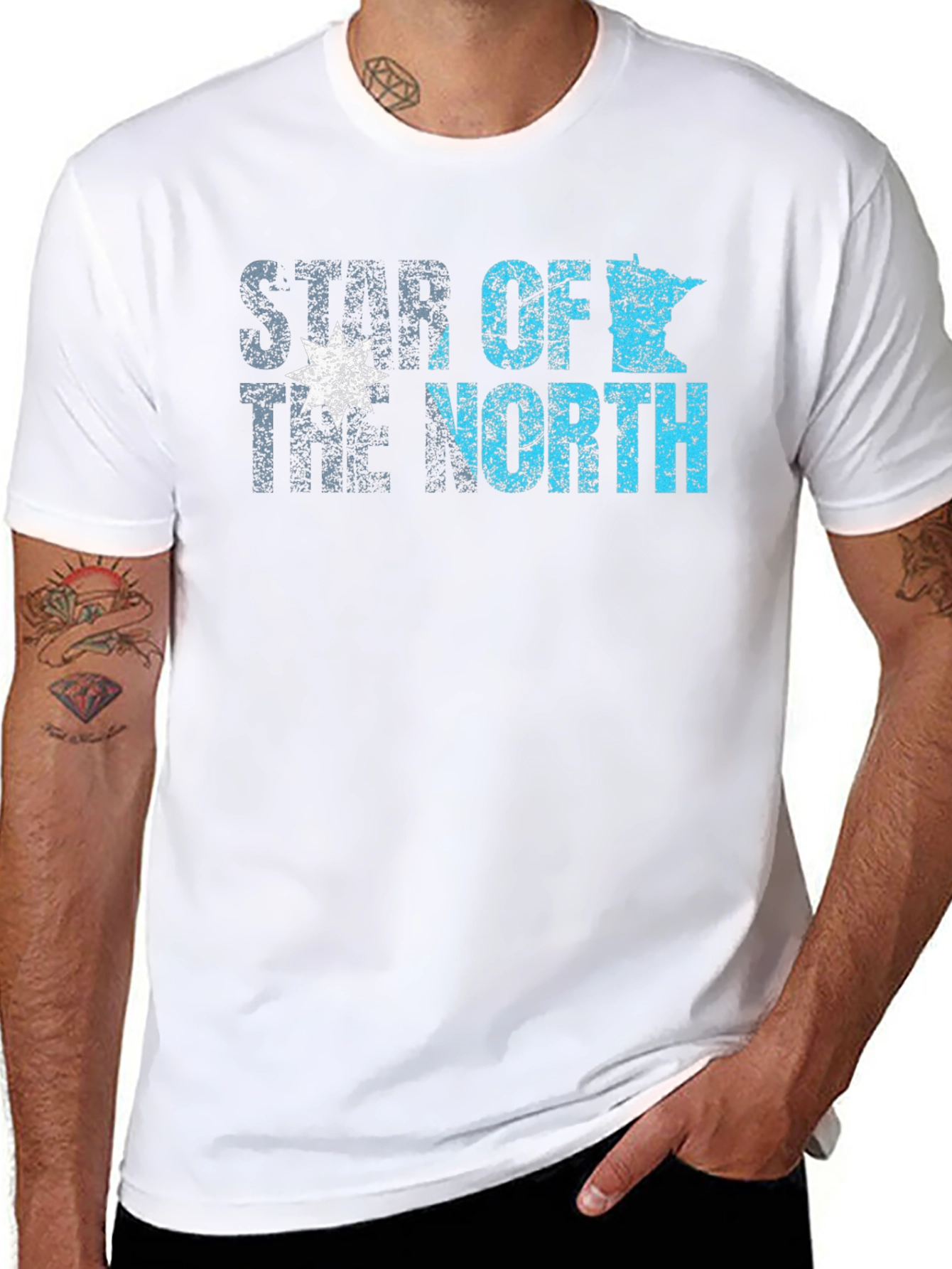 Star of the North Minnesota State T-Shirt