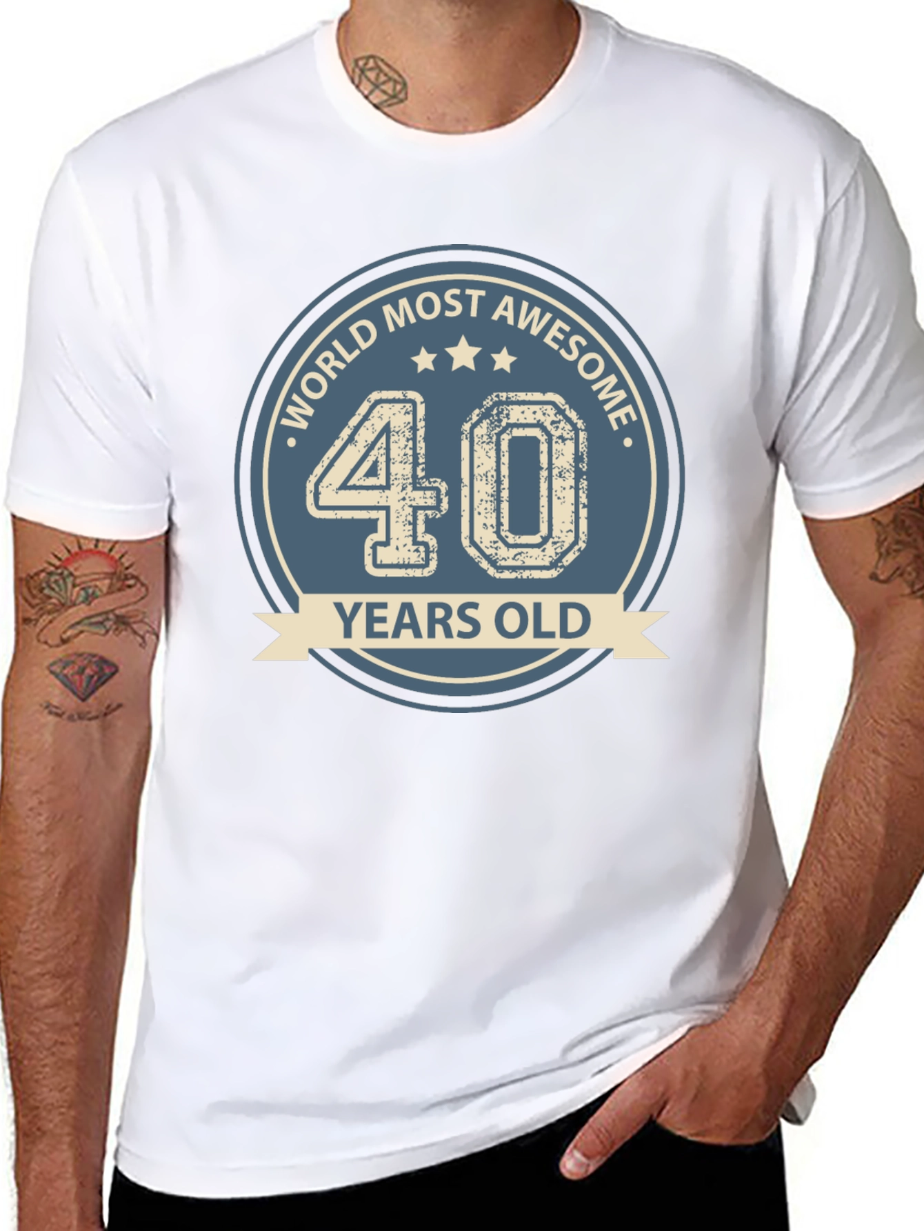 Worlds Most Awesome 40 Years Old T-Shirt