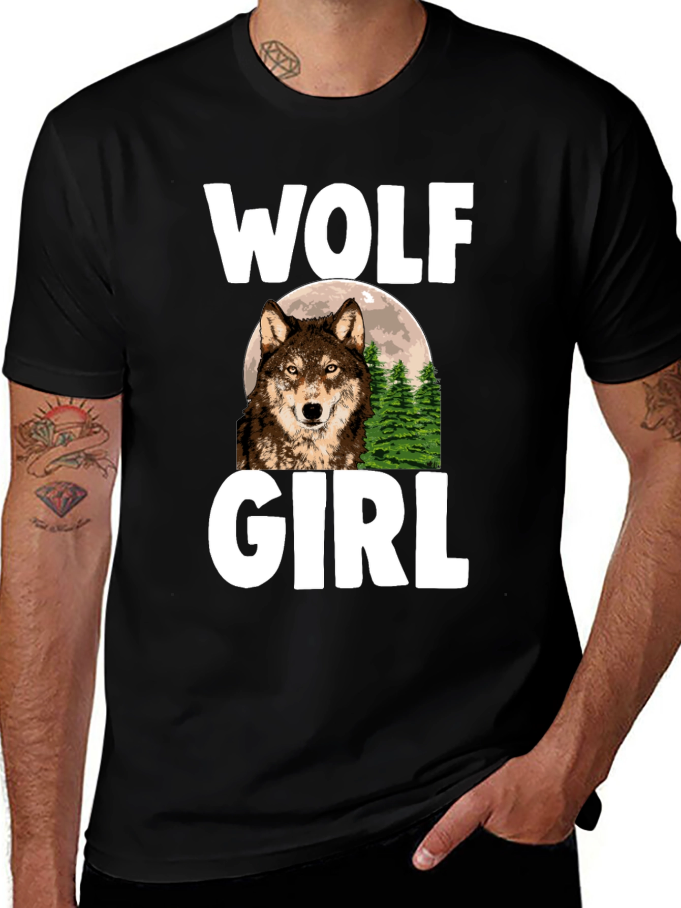 Wolf Girl Graphic T-Shirt