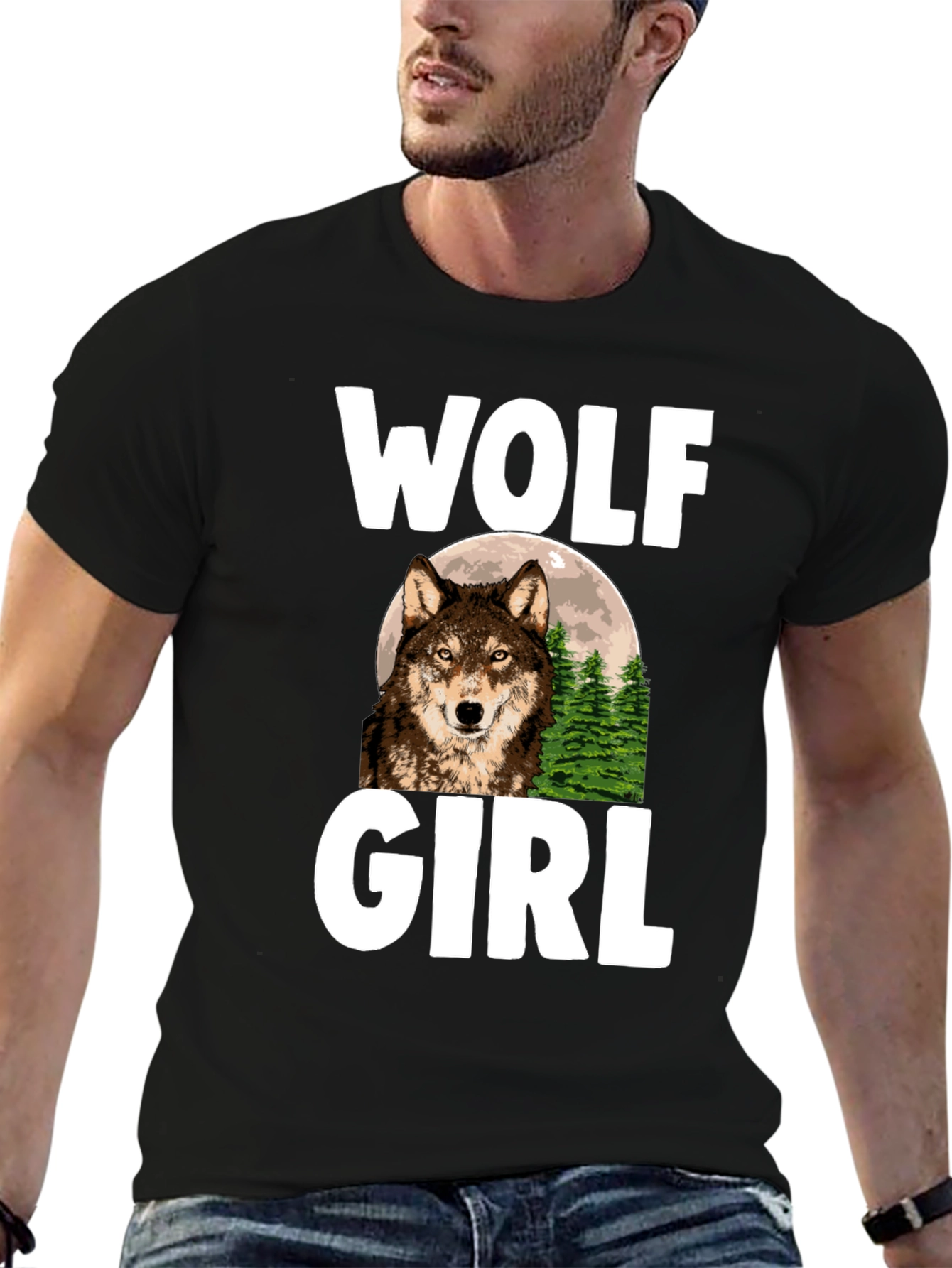 Wolf Girl Graphic T-Shirt