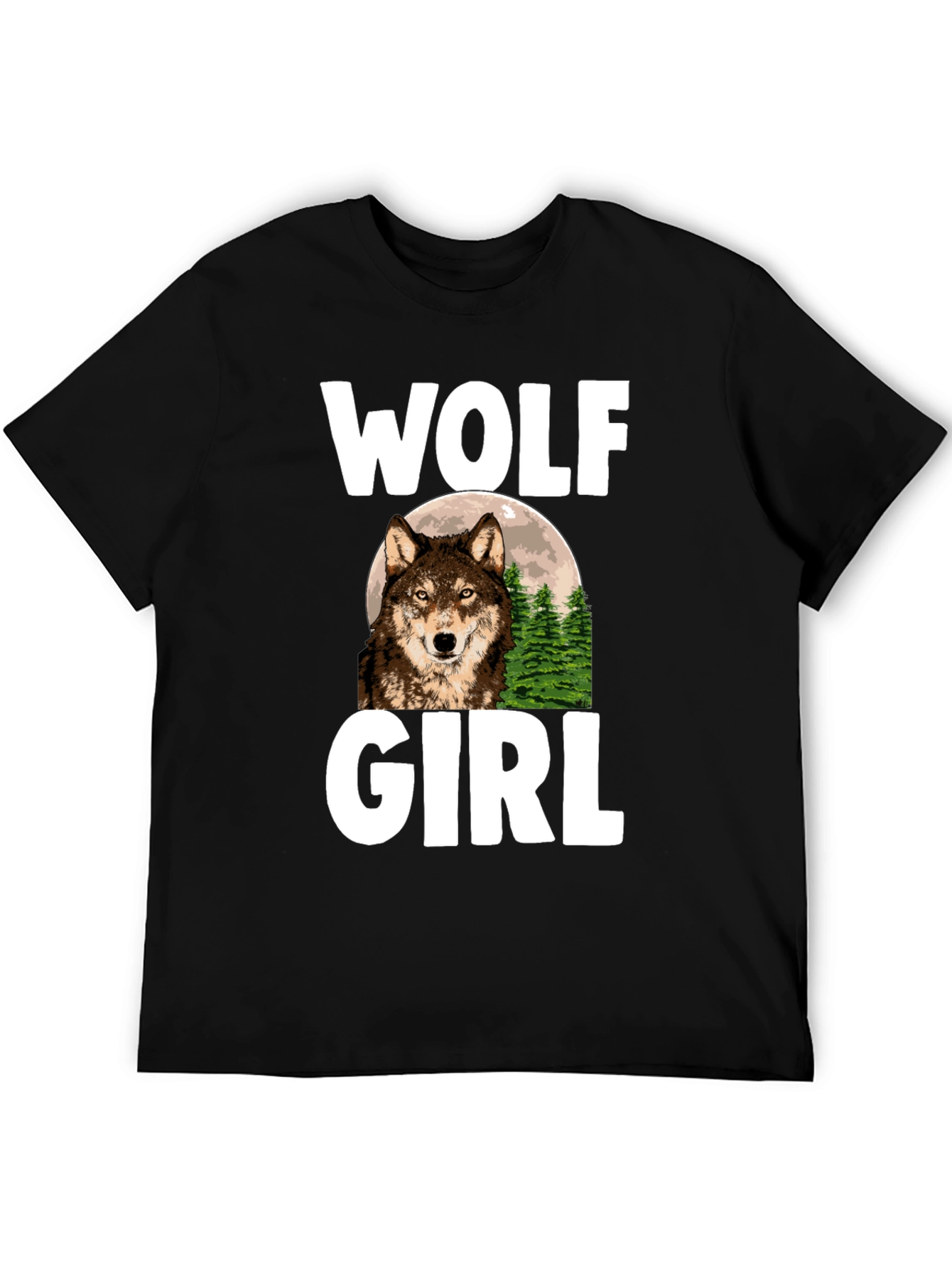 Wolf Girl Graphic T-Shirt