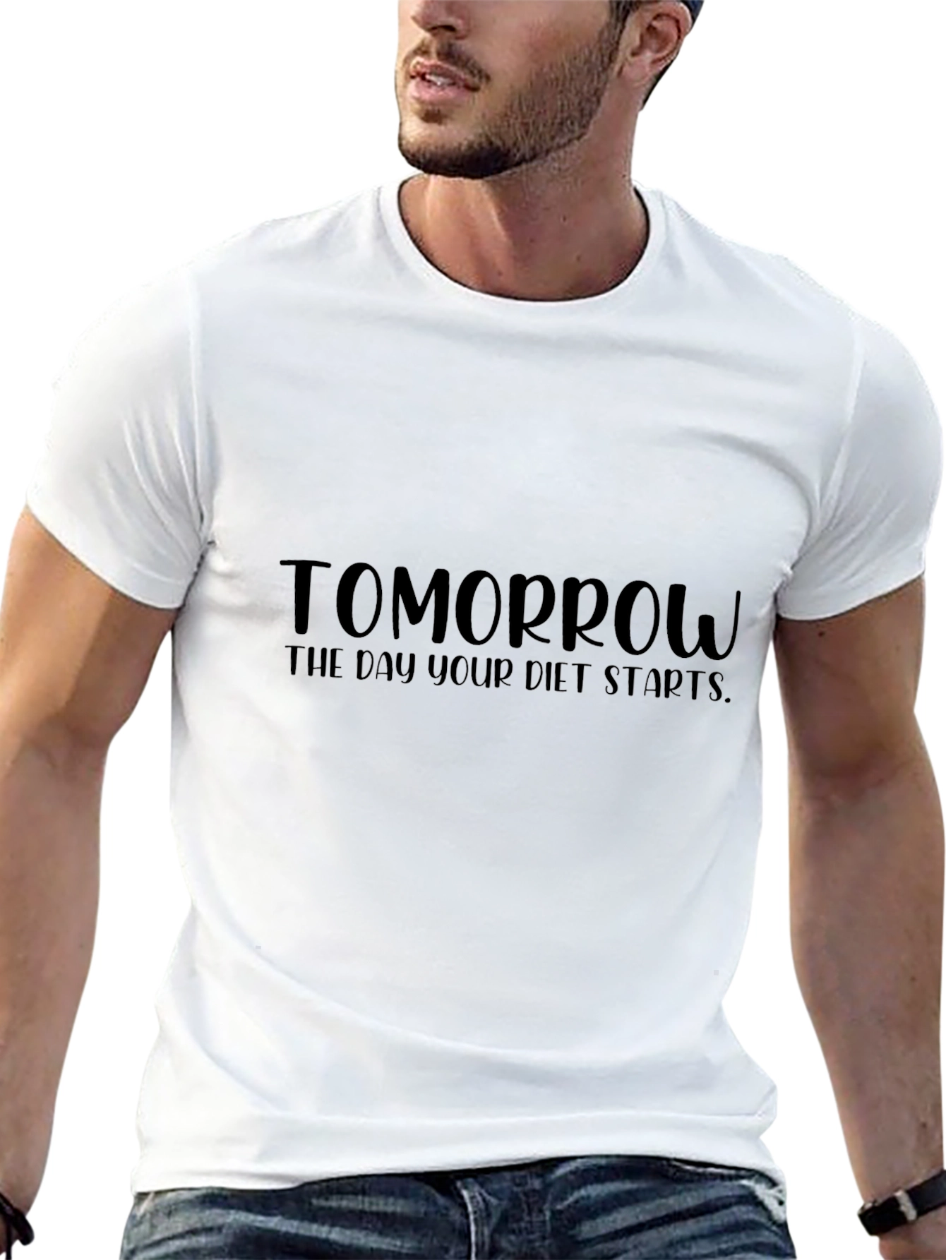 Tomorrow Diet T-Shirt - Unisex Black Tee